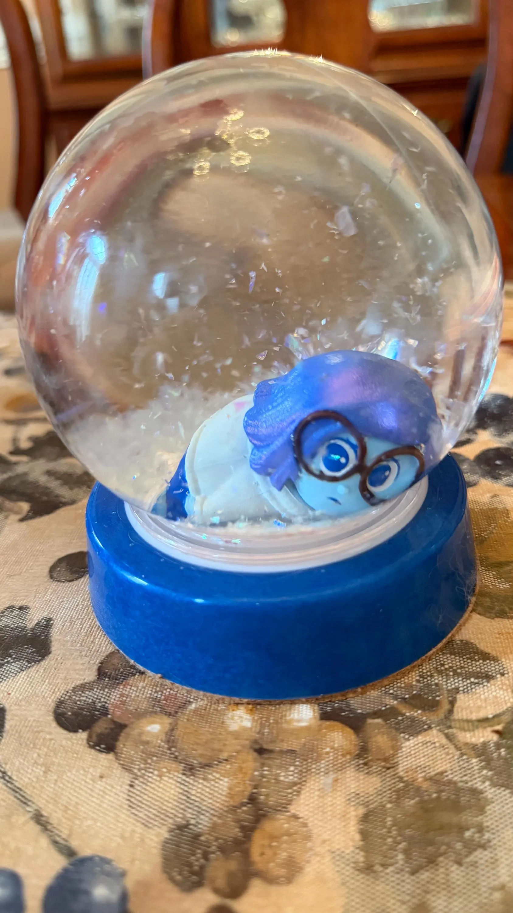 Inside Out Snow Globe Birthday Children Holiday Gifts Ready to Ship Disney Princess Joy Sadness Riley Anderson - image 5