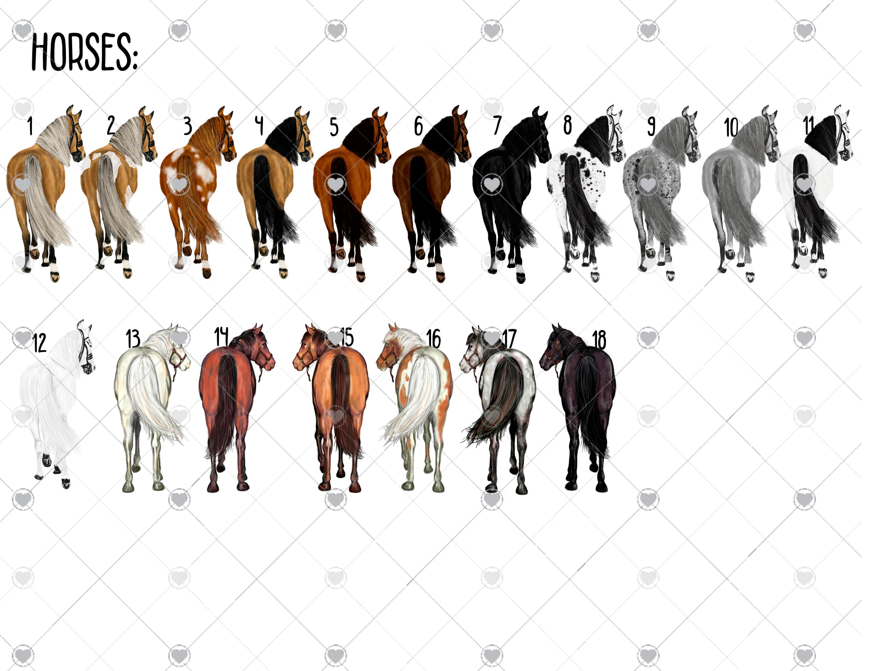 Horse and Owner Personalized Print, Horse Back Riding Poster, Horse Lover Gift, Horse Mom Gifts, Custom Horse Portrait DIGITAL - image 3