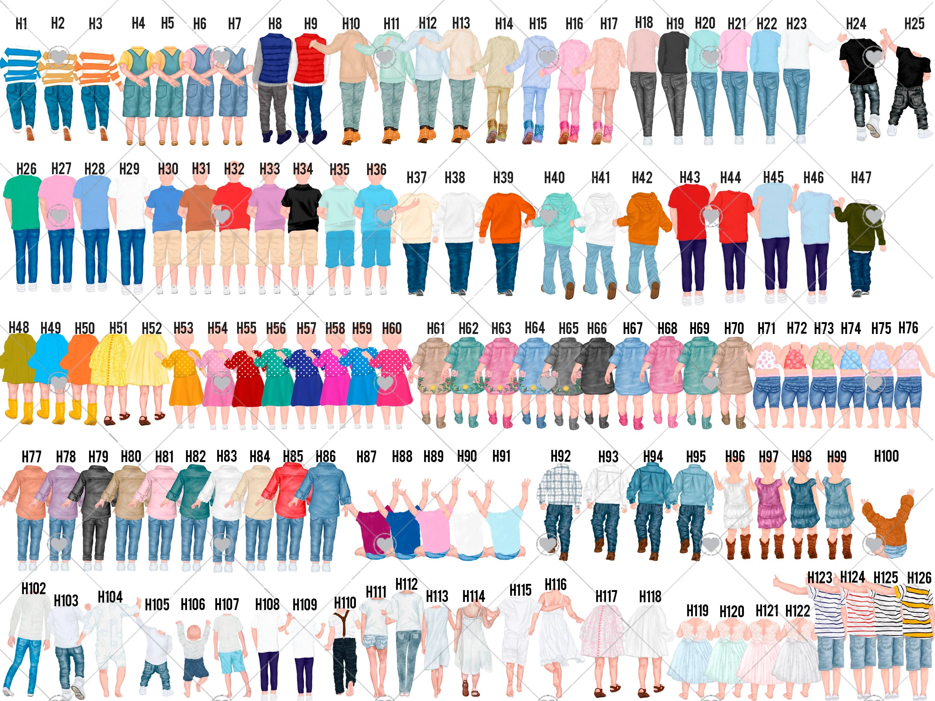 Personalized Grandparents and grandkids portrait Grandchildren Family Print Pregnancy Announcement for Grandparents Grandma birthday Digital - image 5