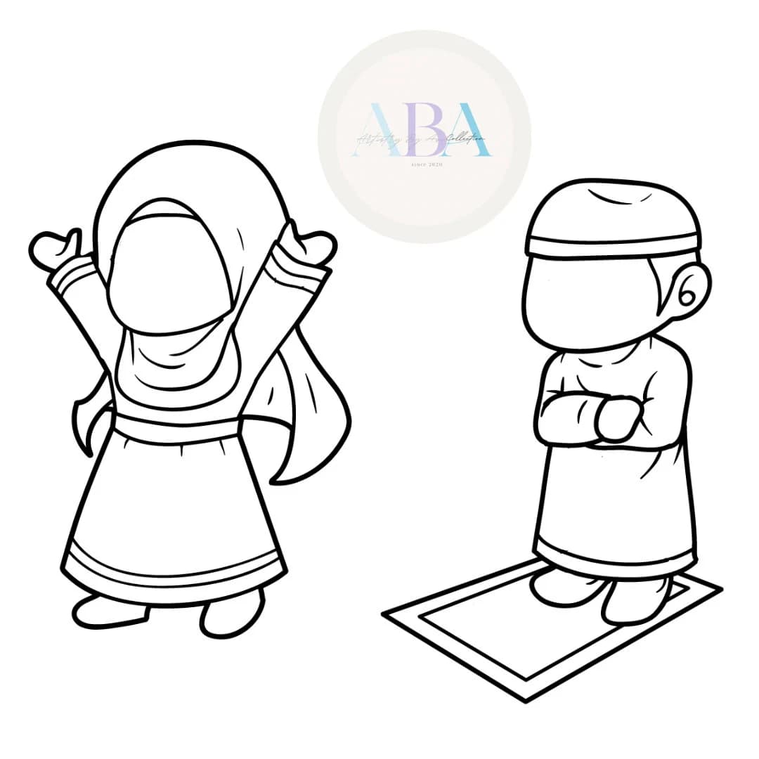 Eid Coloring Book Digital Download, Kids Coloring Favors, Islamic Coloring Book, Eid Activities for Kids, Eid Gifts, Party Favors - image 3