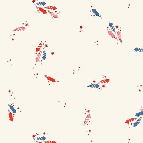 Chasing Freedom fabric from Bloomin Americana by AGF studios BAM 47108
