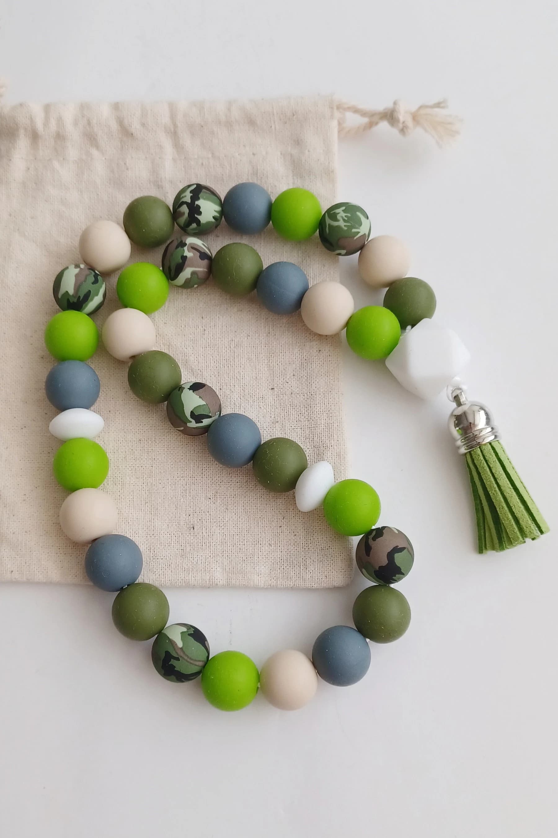 Kids Patterned "My First Tasbih" soft silicone 33 Bead Tasbeeh Tasbih - image 5