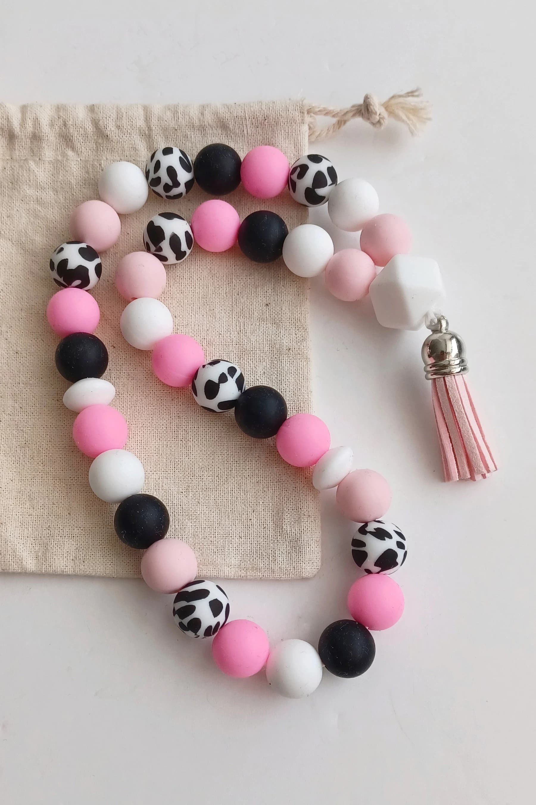 Kids Patterned "My First Tasbih" soft silicone 33 Bead Tasbeeh Tasbih - image 4