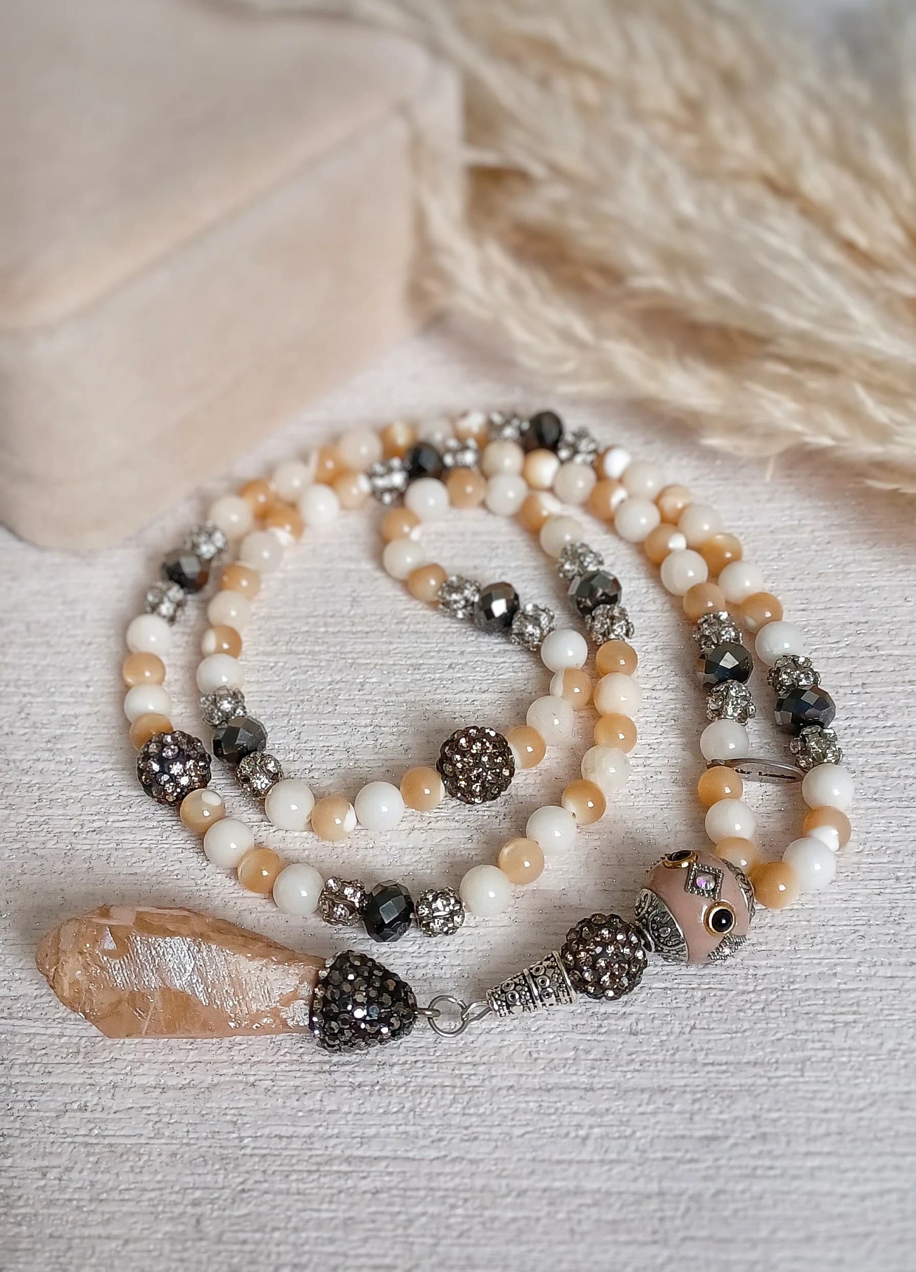 SUNRISE semi precious Tasbih Tasbeeh -99