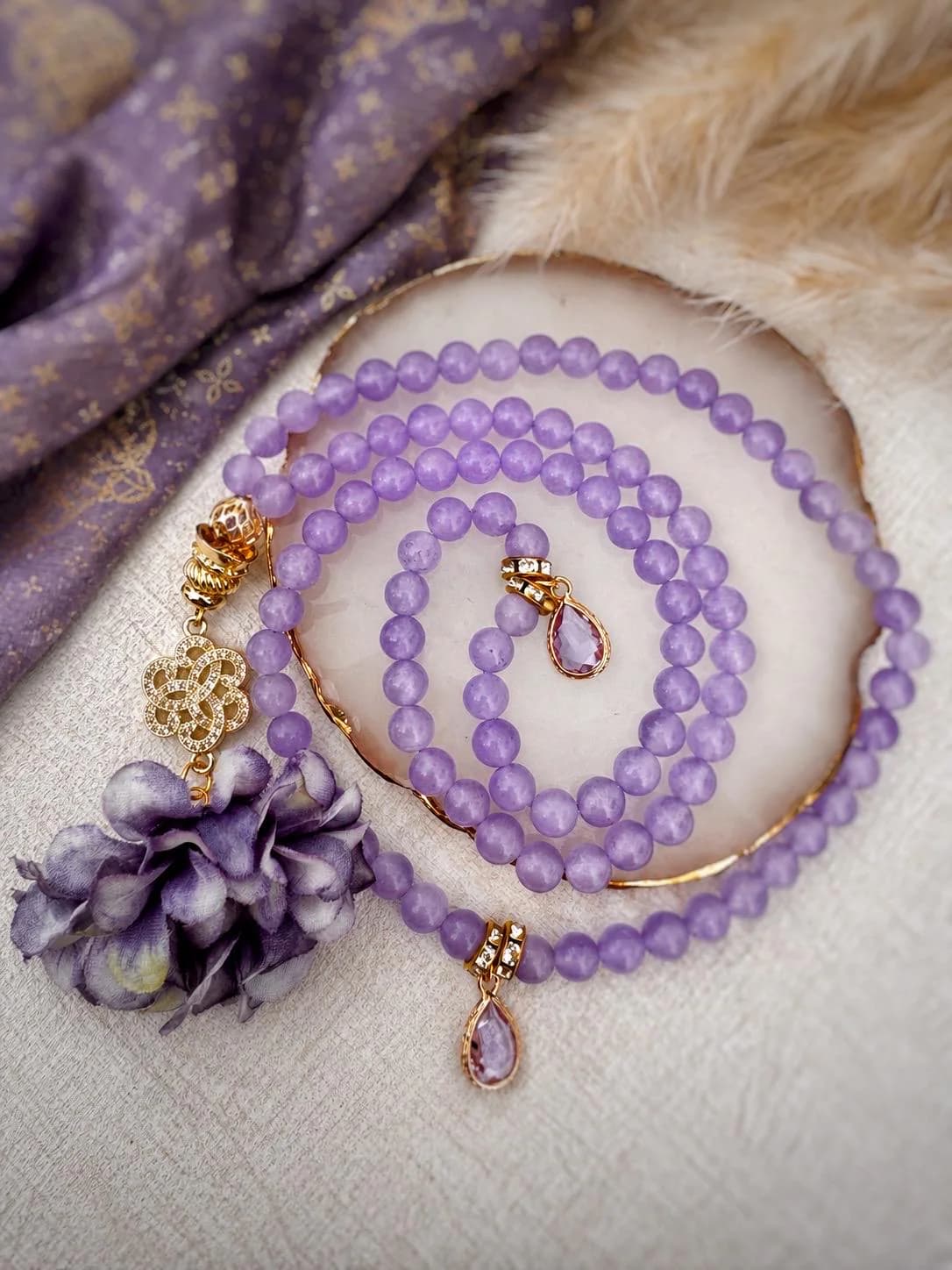 FLORAL Lilac Jade