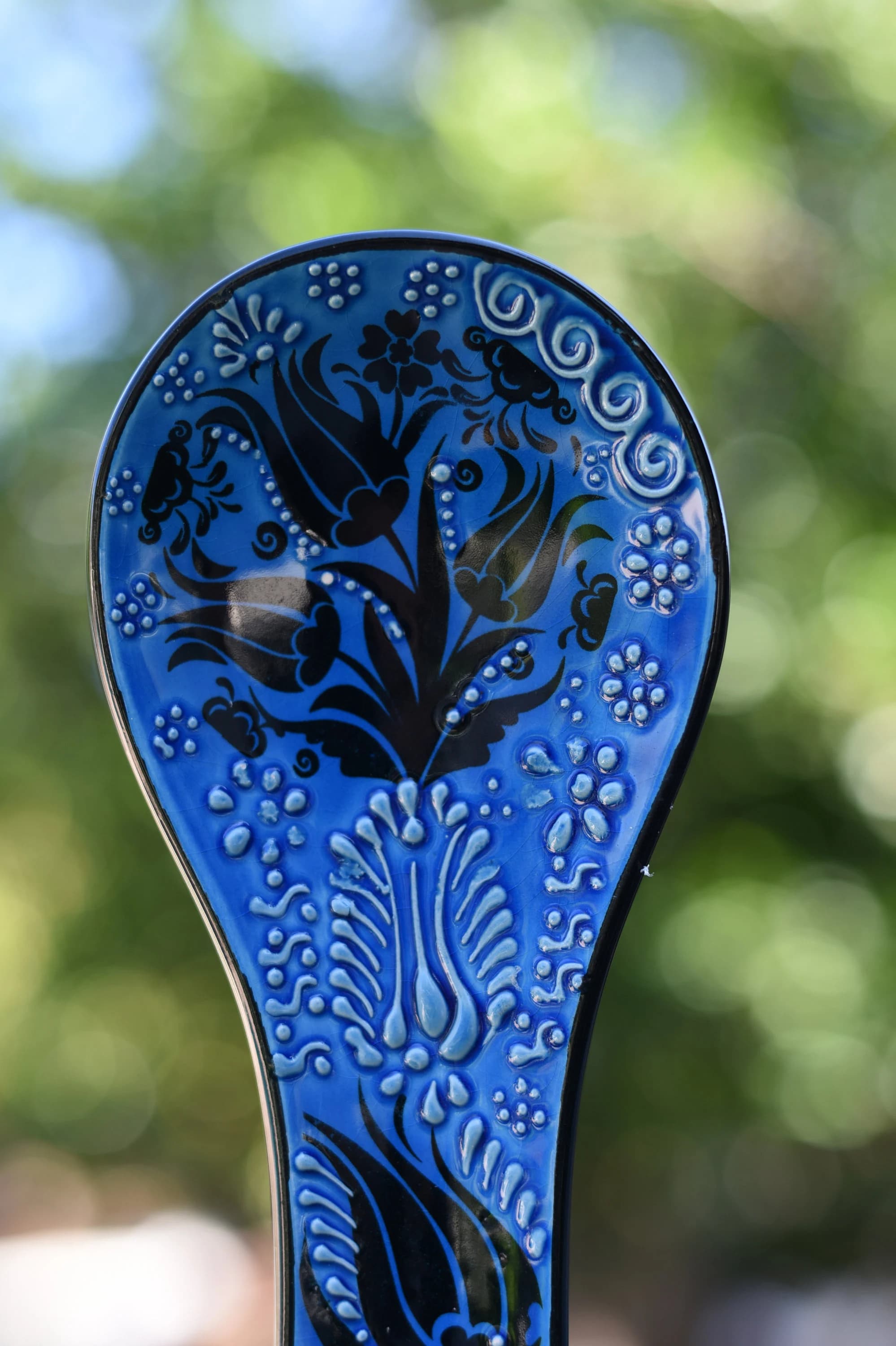 Turkish Handmade Large Ceramic Spoon Holder - image 5