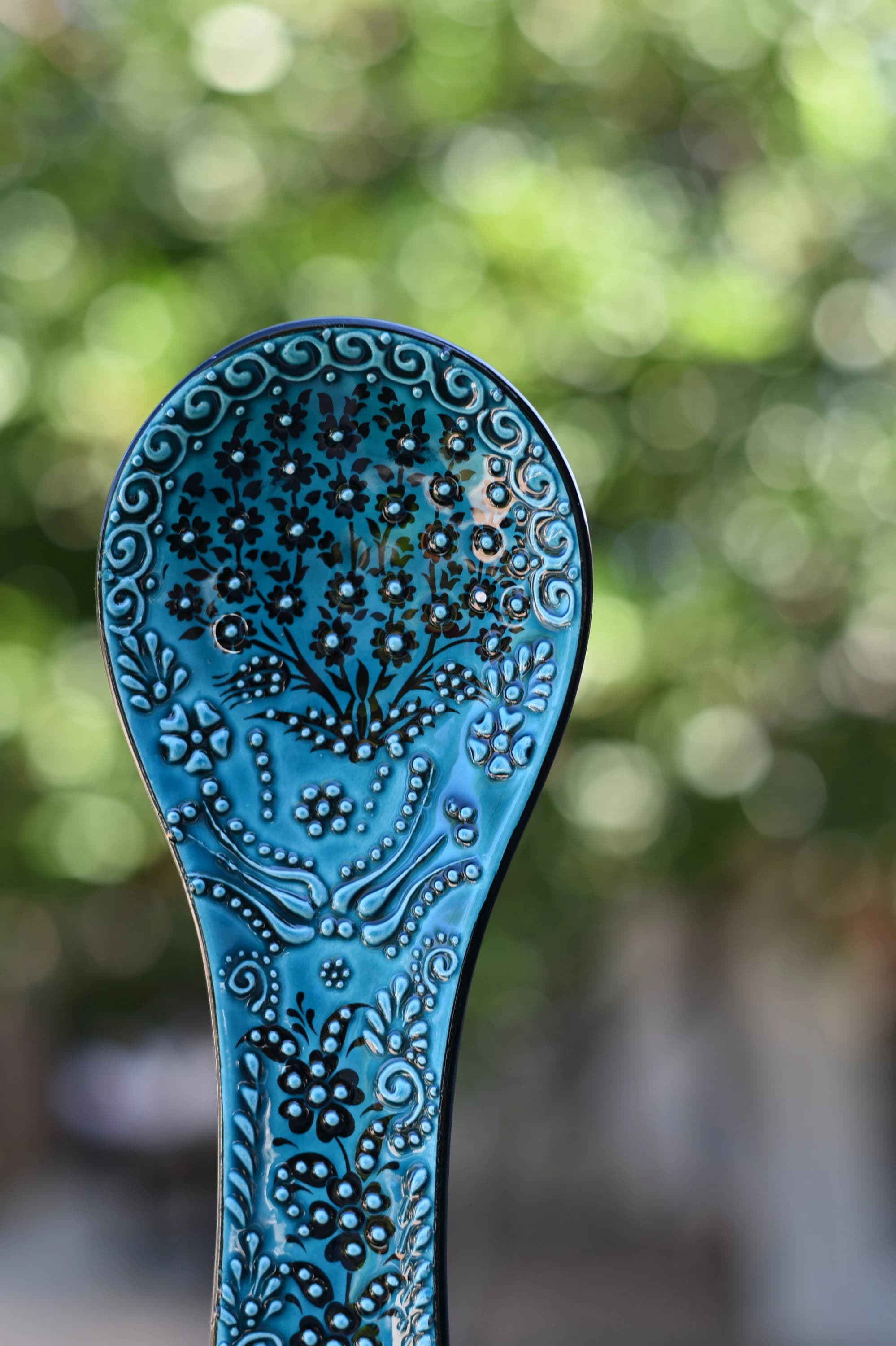 Turkish Handmade Large Ceramic Spoon Holder - image 4
