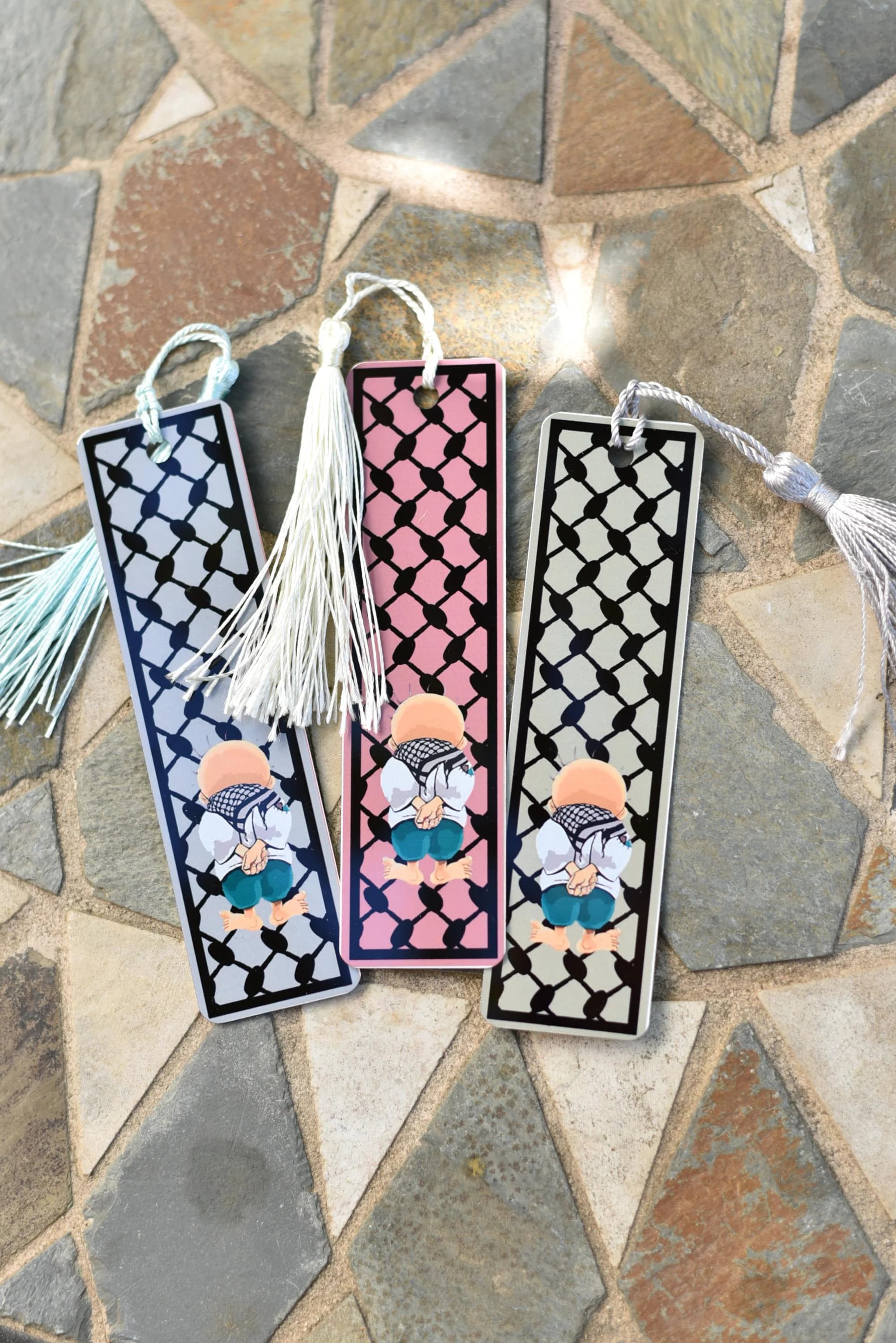 Handala Metal Sublimated Palestinian Bookmarks – Personalized Options Available!