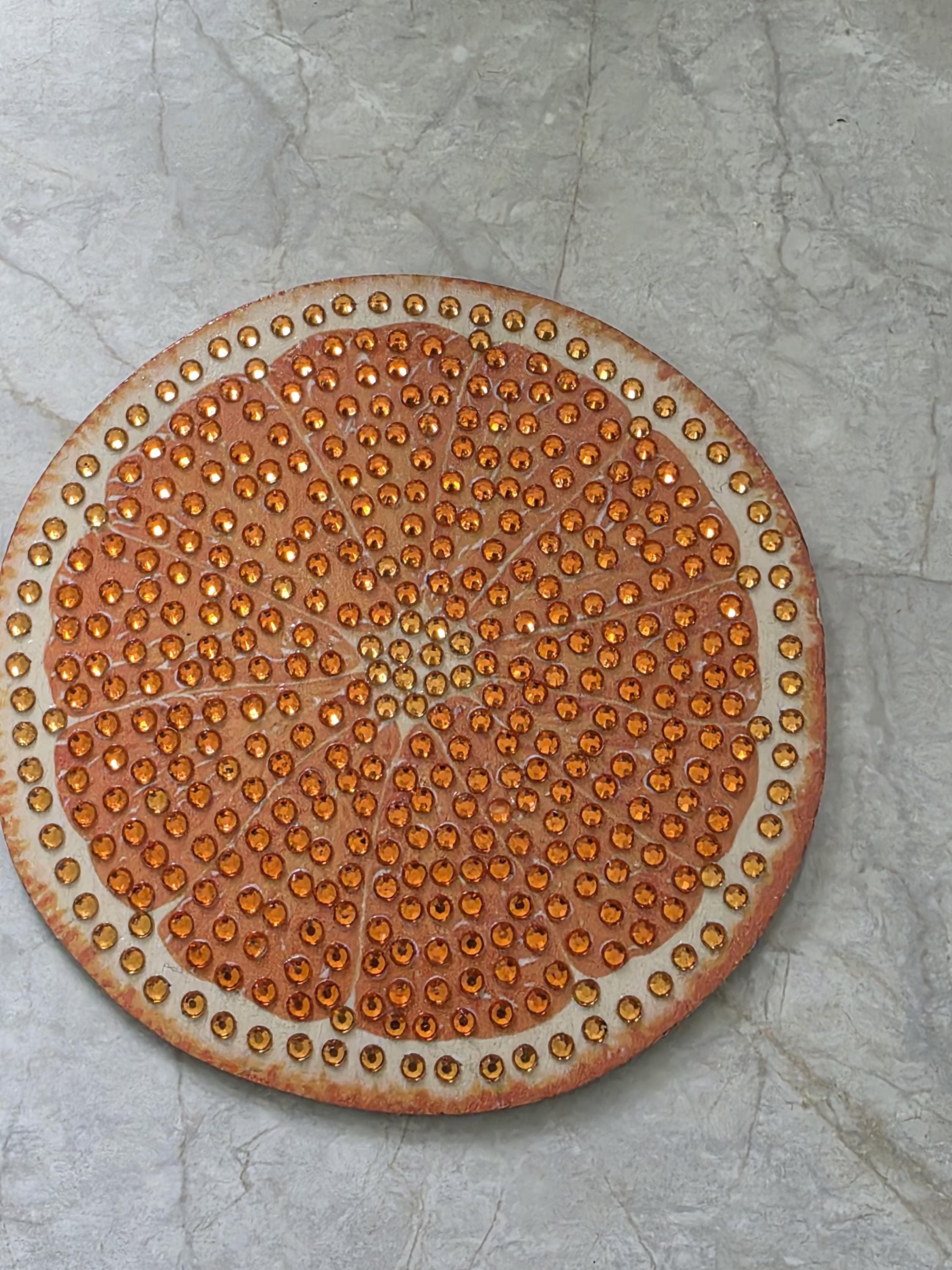 Coasters set - handmade diamond coaster 8pc - image 4