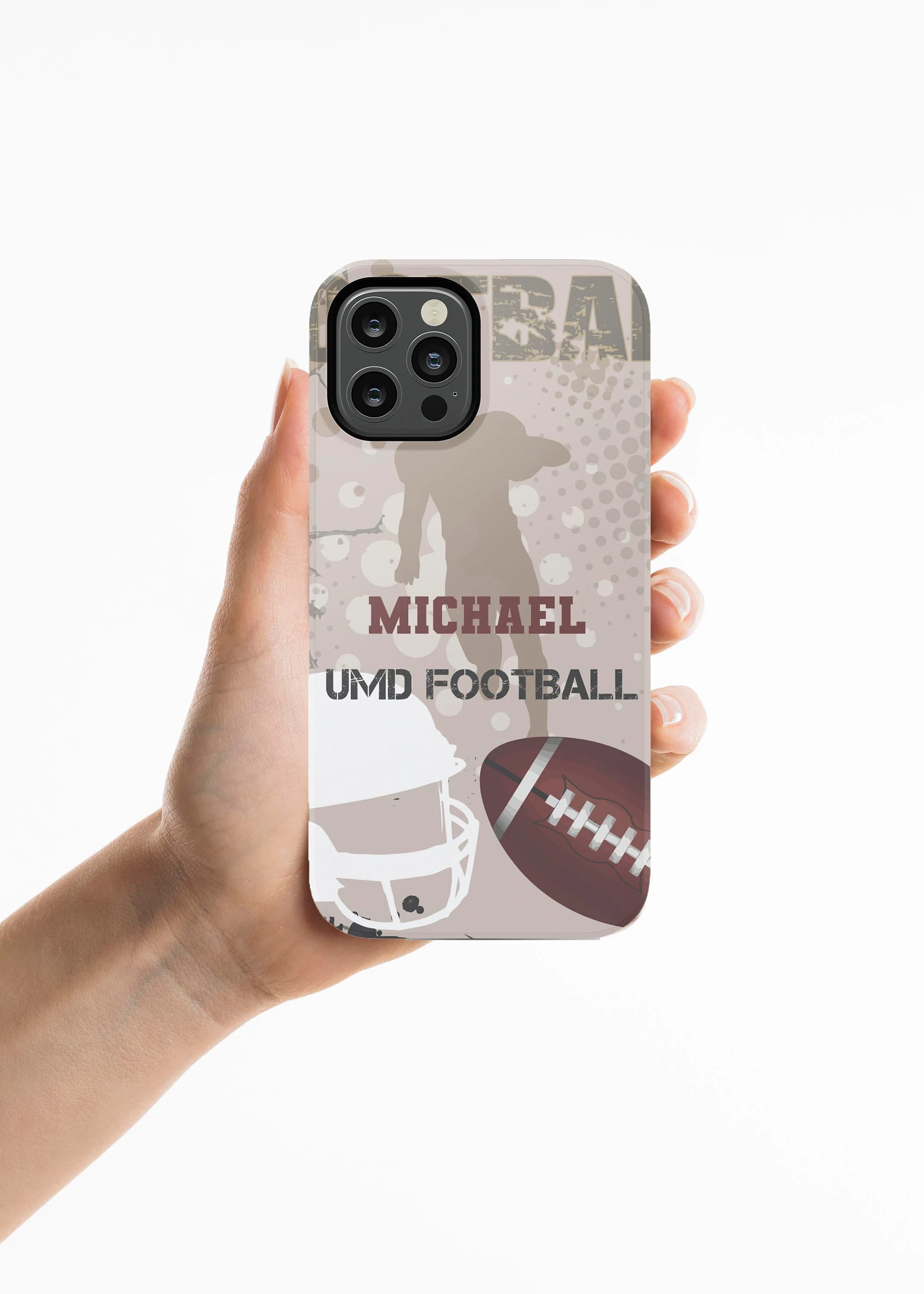 Personalized Football Design Phone Case for iPhone 15 14 13 12 Pro Max X XR Samsung Galaxy Note 10 20 Plus Ultra S23 22 21 20 10 s9 s8 - image 2