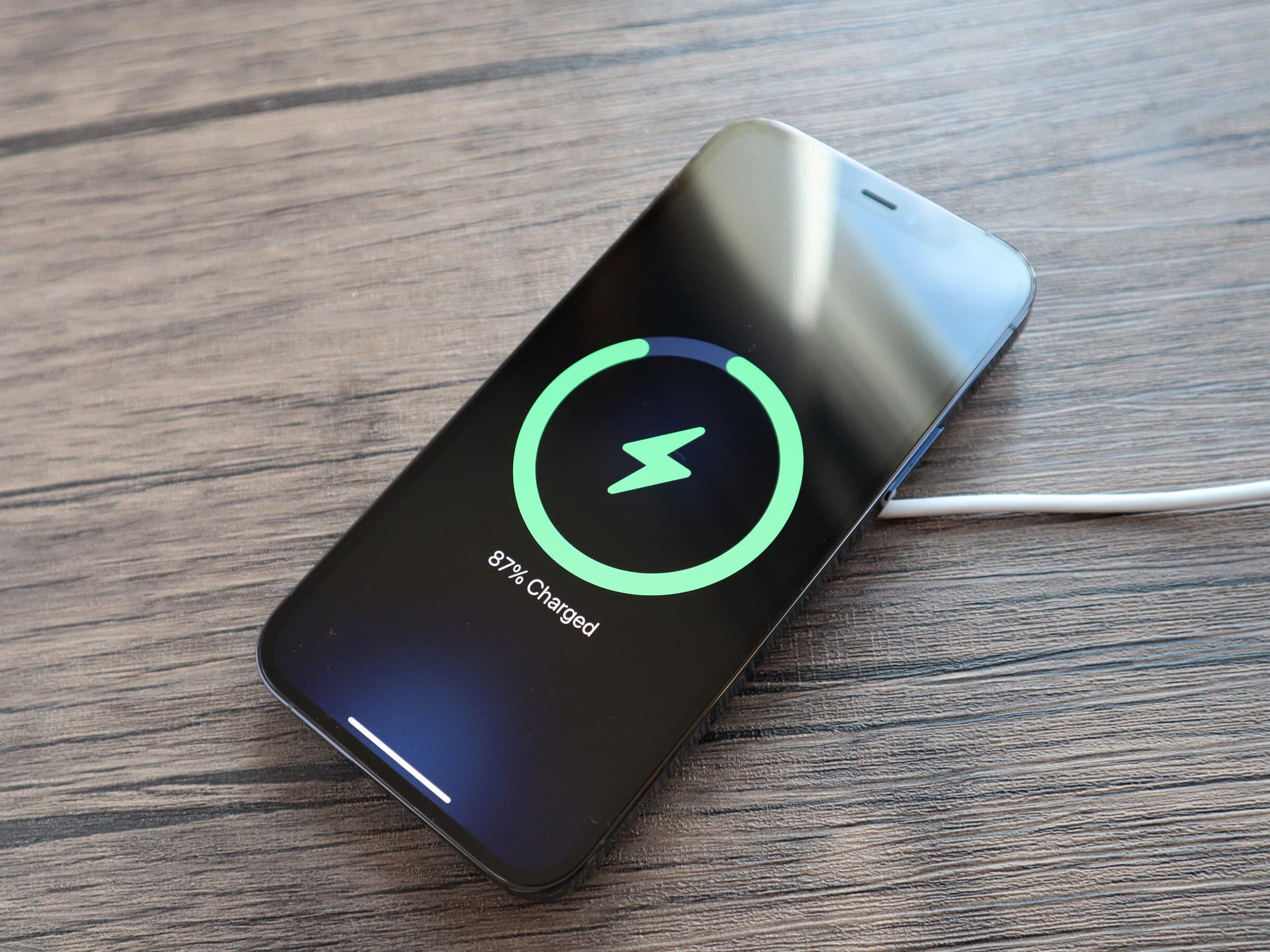 Magnetic Wood Wireless Charger with Text Logo for iPhone 12 12 Pro 12 Pro Max 12 Mini. Personalized Custom Magnetic Charger. - image 3