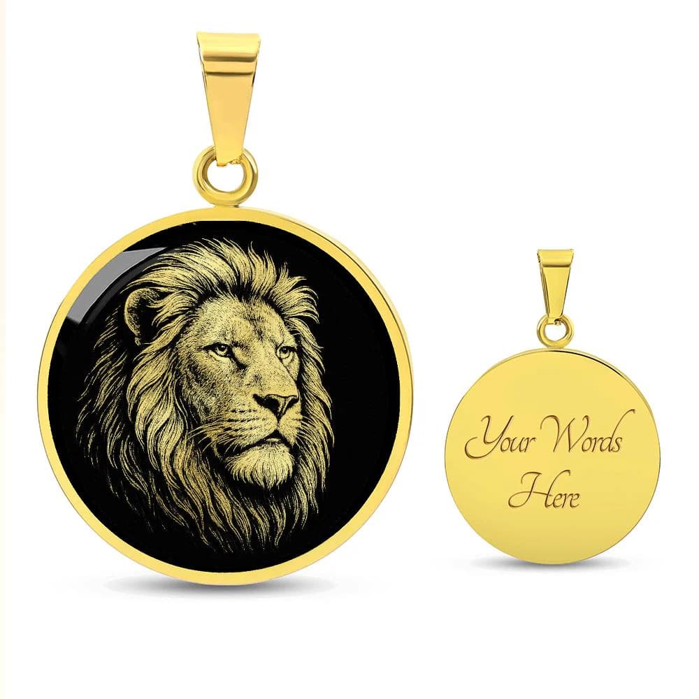 Lion Necklace Pendant Jewelry Gold Silver Charm Chain Men Women - image 4