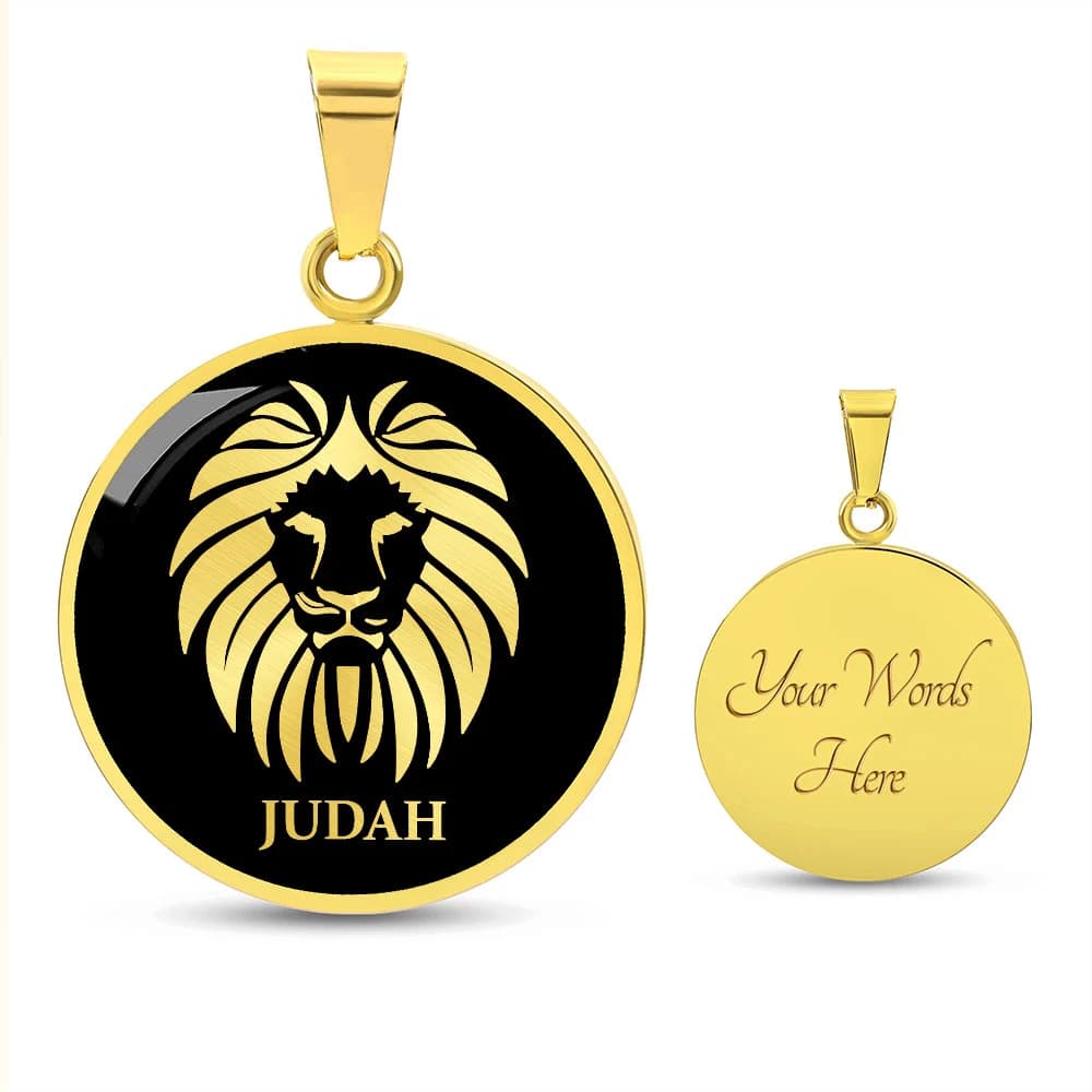 Lion of Judah Necklace Pendant Israelite Jewelry Gold Silver Charm - image 3