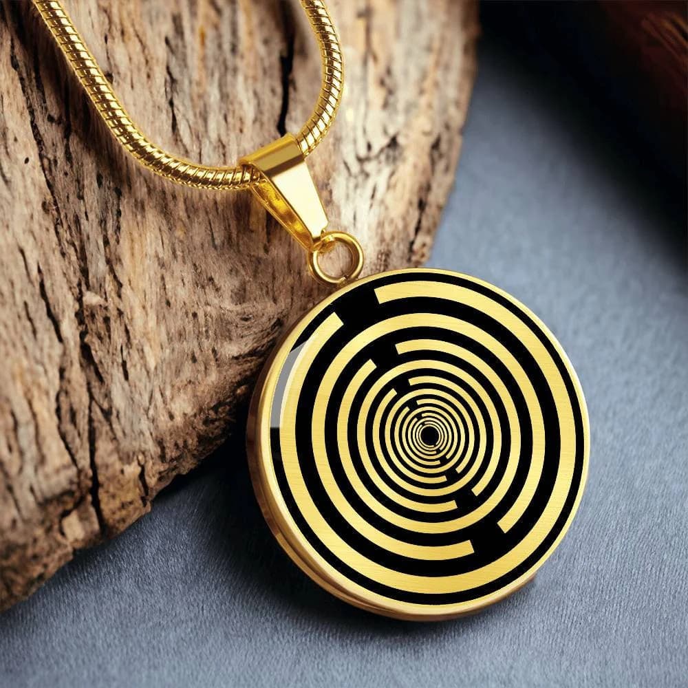Lakhovsky MWO Protection Necklace Pendant Jewelry Gold Amulet Talisman Silver