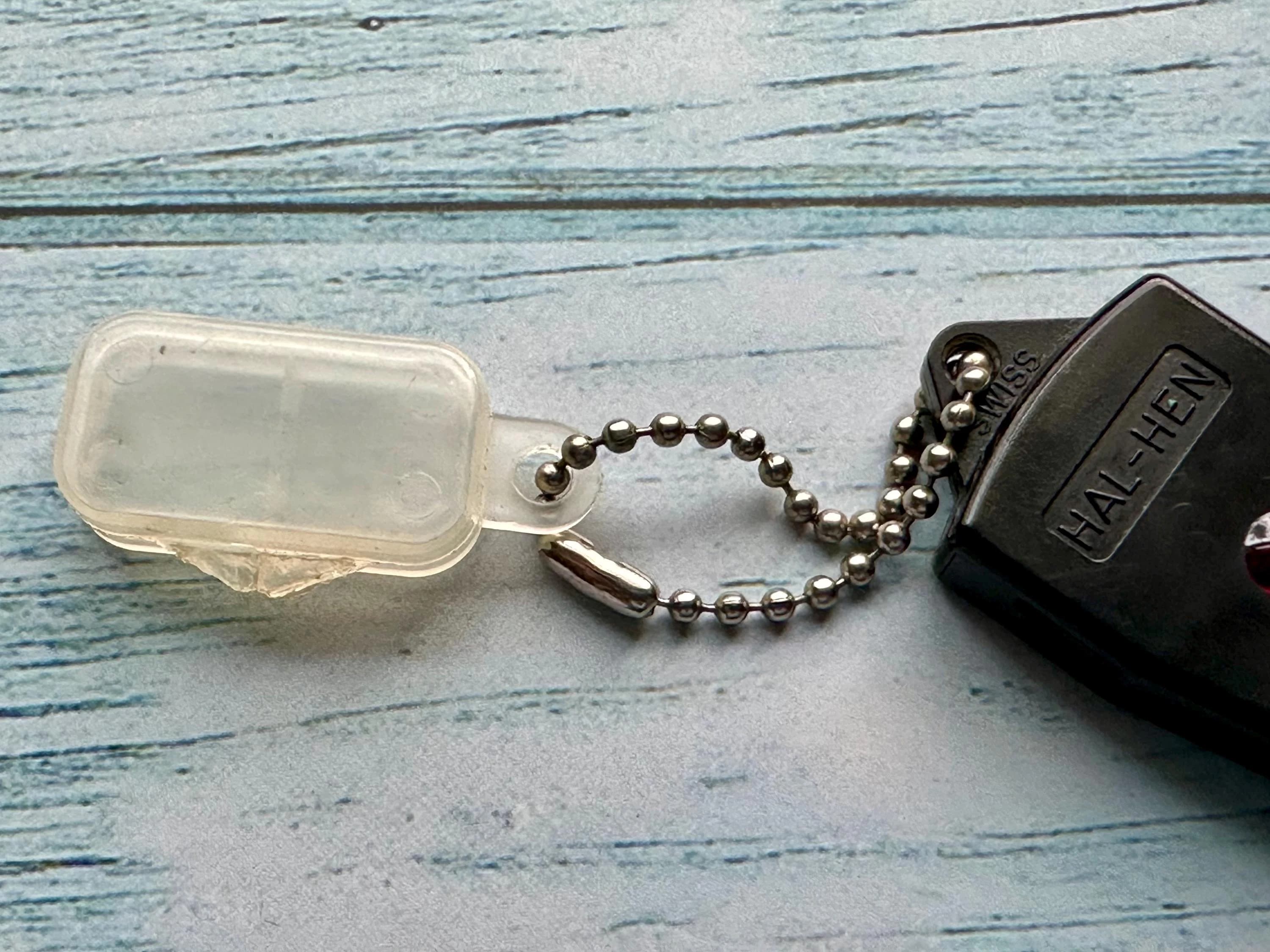 Vintage Hal-Hen Battery Tester Keychain - Swiss Made - image 4