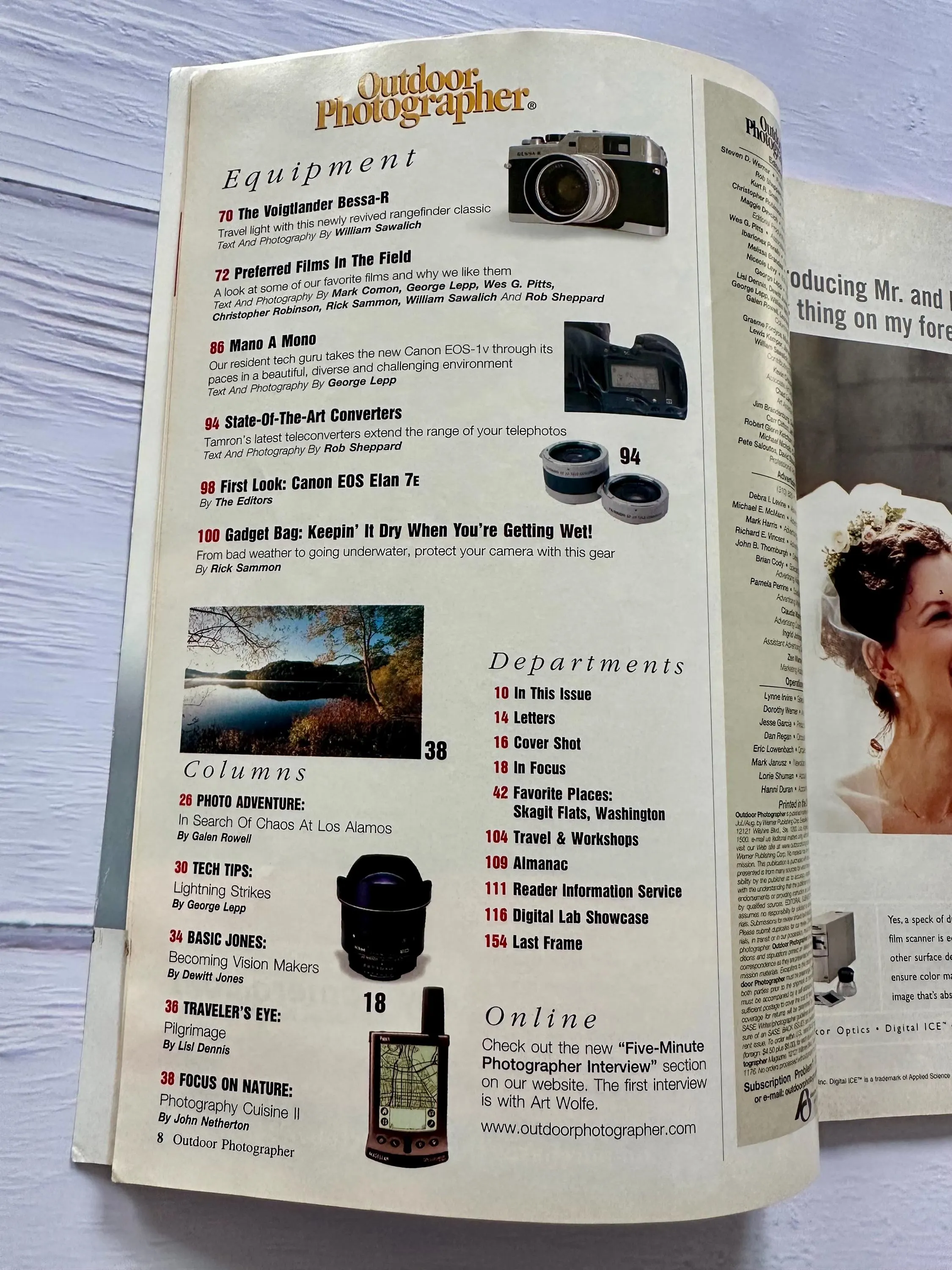 October 2000 Outdoor Photographer Vintage Magazine Scenic Wildlife Travel Sports Ads - image 5