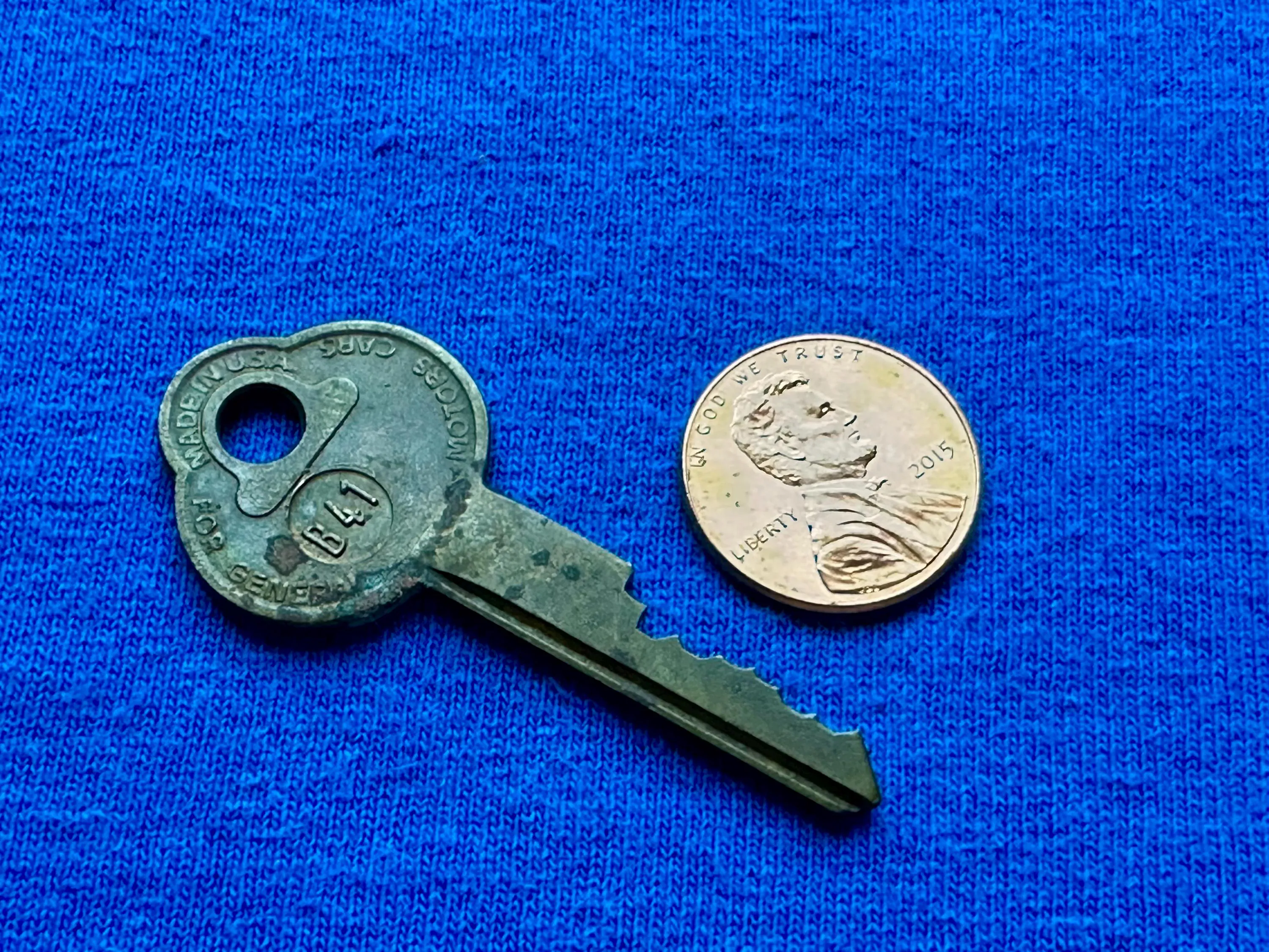 Collectible Key Vintage Guild Industries Inc. B41 Key Made In USA for General Motors Cars - image 4