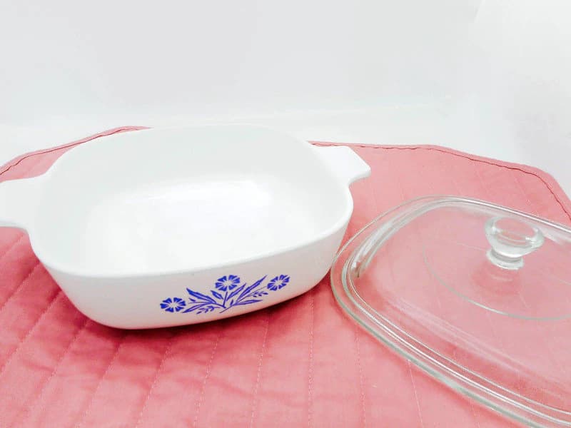 Vintage Pyrex Cornflower Blue Corning Ware Casserole Dish with Lid - image 5