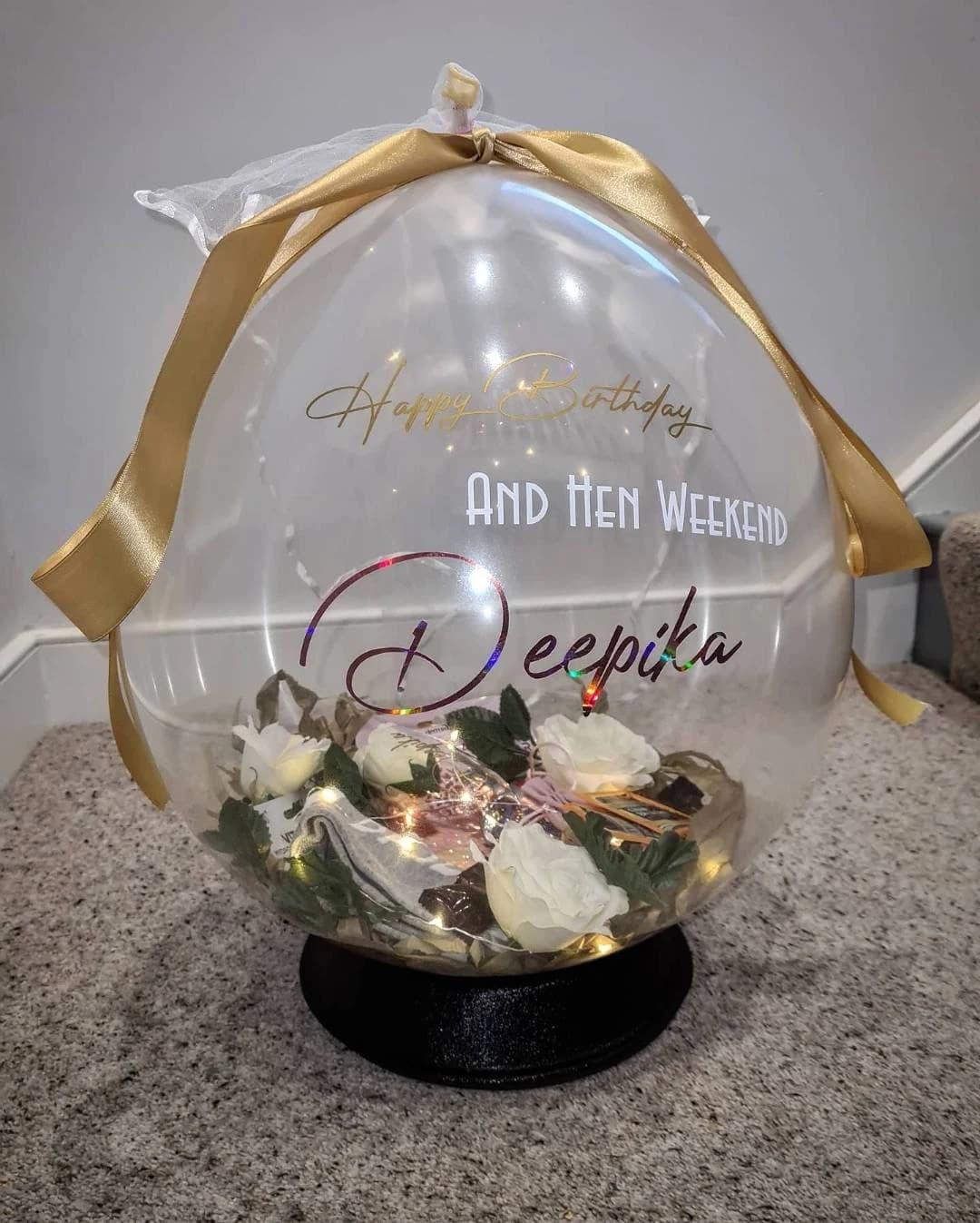 Personalised Bridal Balloon/Bridesmaid Gift Hamper – Bride-to-Be Present - image 4