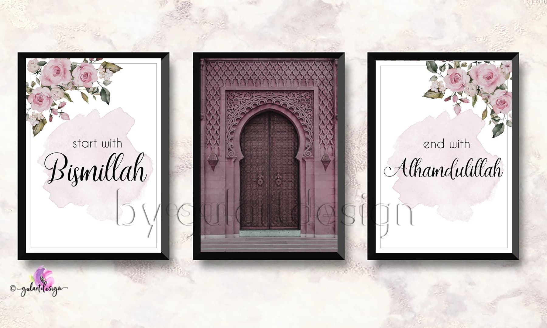 Islamische Poster, Islam,  islamic, islamic wallart, islamicquotes, Bismillah, islamicwallart, Alhamdulillah, Orient, Deko, Elhamdulillah - image 5