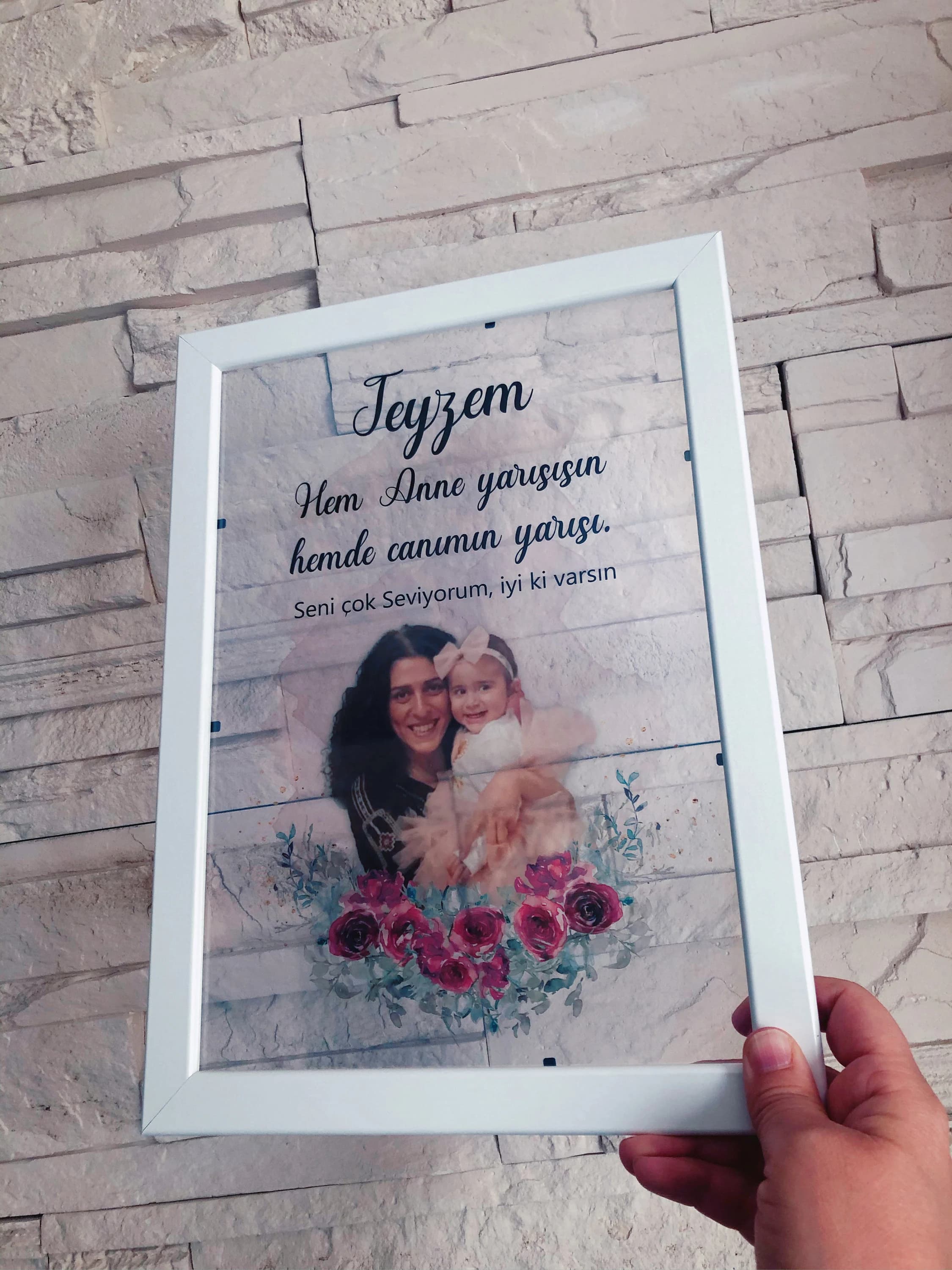 Teyze Geschenk - Hala Geschenk - Anneler Günü - Geburtstag Geschenk Mama, Muttertagsgeschenk