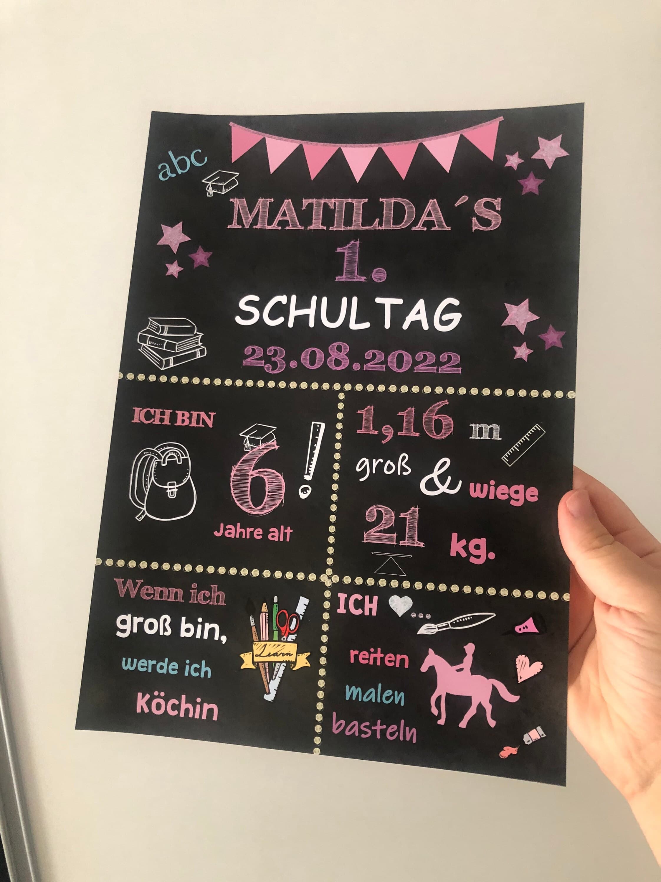 Einschulung 2026, Einschulungstafel, Zur Einschulung, 1. Schultag, Einschulung Geschenk, Einschulung - image 3