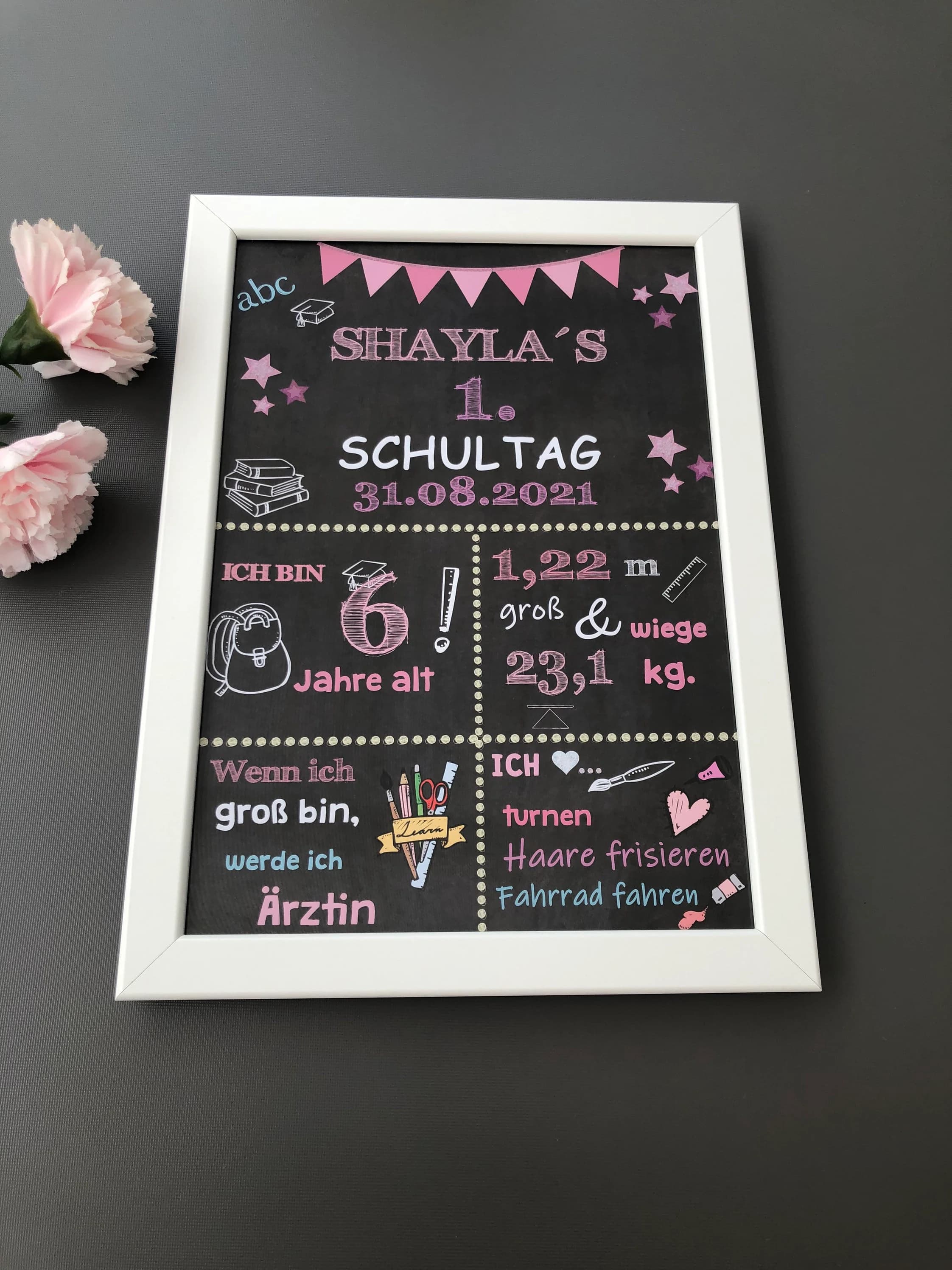 Einschulung 2026, Einschulungstafel, Zur Einschulung, 1. Schultag, Einschulung Geschenk, Einschulung - image 2