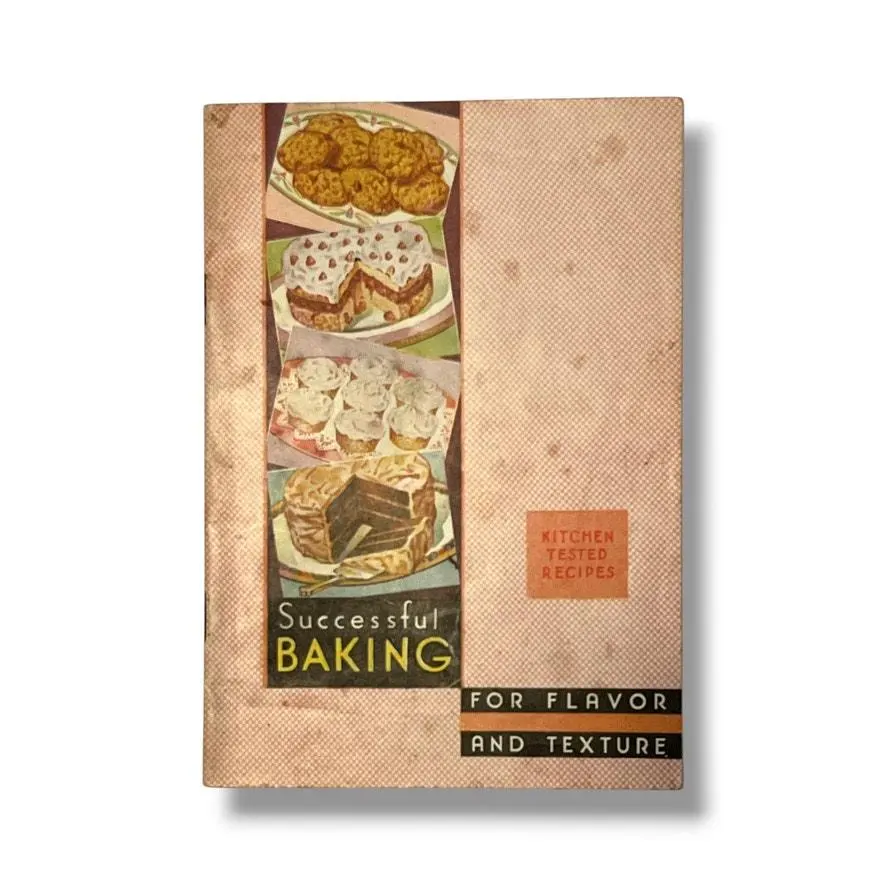 Successful Baking Cookbook Recipe Booklet Arm & Hammer Advertising Ephemera