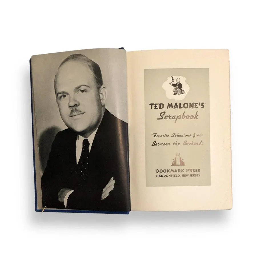 Ted Malone's Scrapbook Collection of Stories 1945 12th Printing No Dust Jacket - image 3