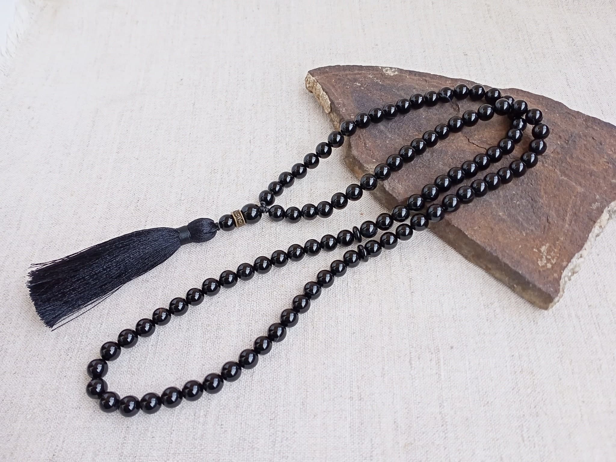 Tasbih 99 Black tasbeeh Tasbih necklace - image 5