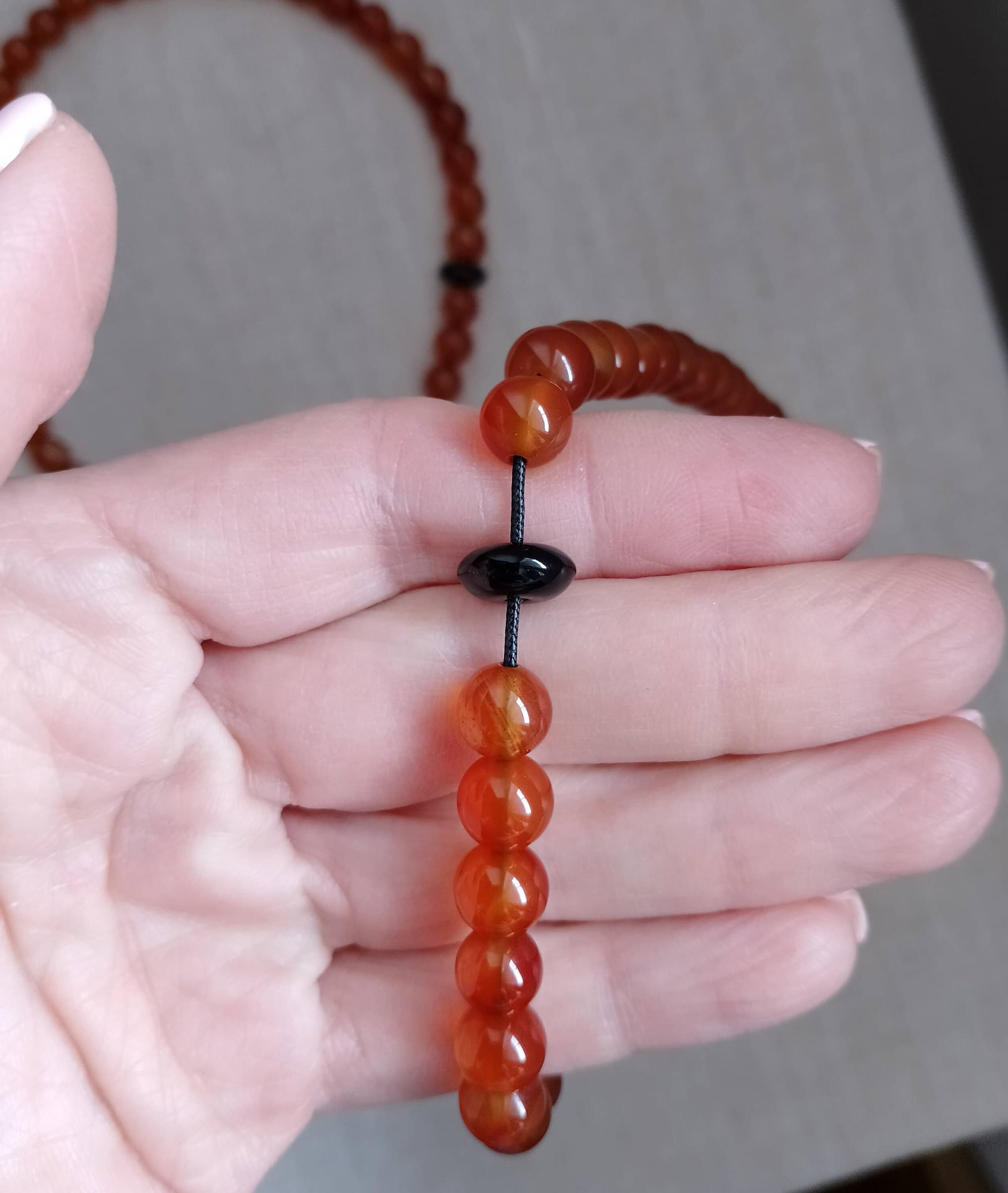 Tasbih 99 beads muslim Tasbih necklace Prayer beads islamic Tasbeeh necklace - image 4
