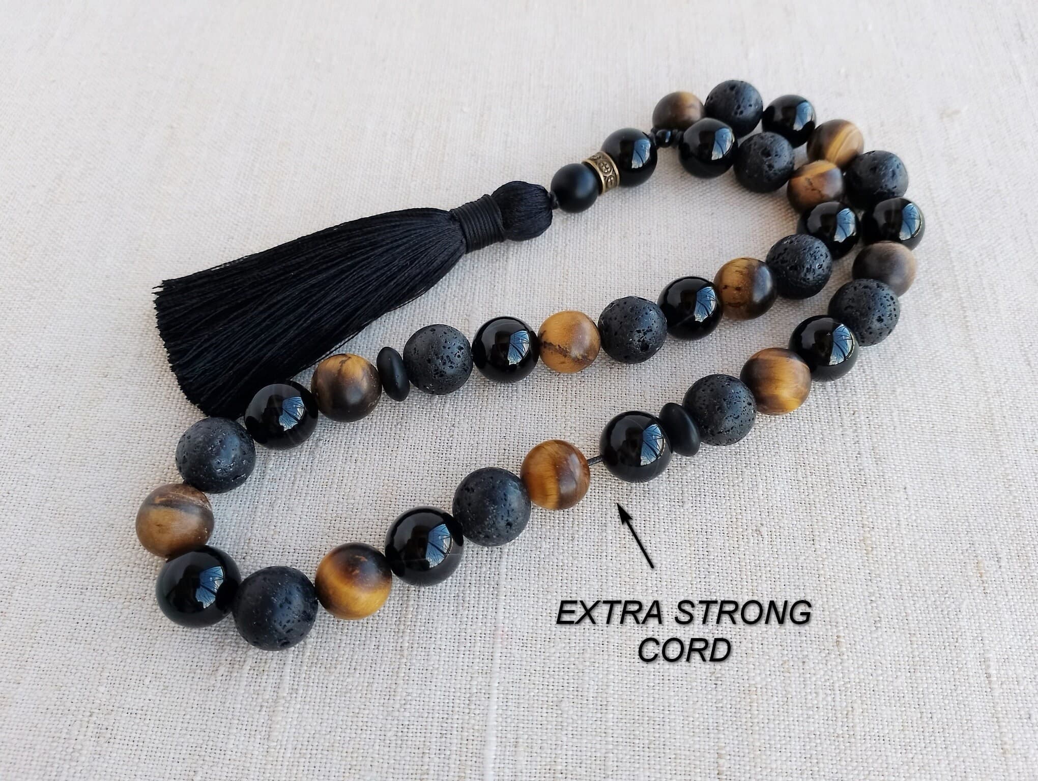 Tasbih 33 Worry beads Prayer beads islam Large bead rosary - image 5