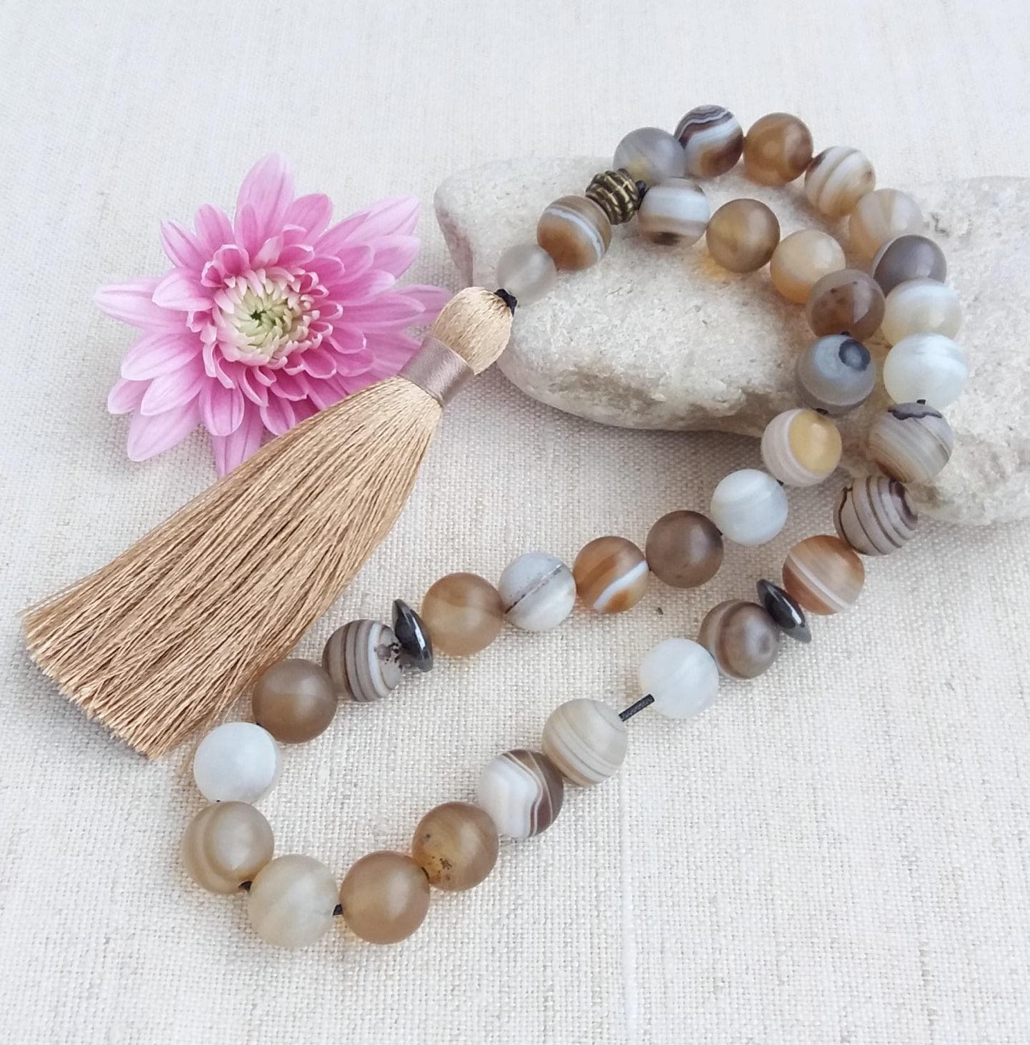 Tasbih 33 prayer Stone tasbeeh beads Prayer beads islam Worry beads
