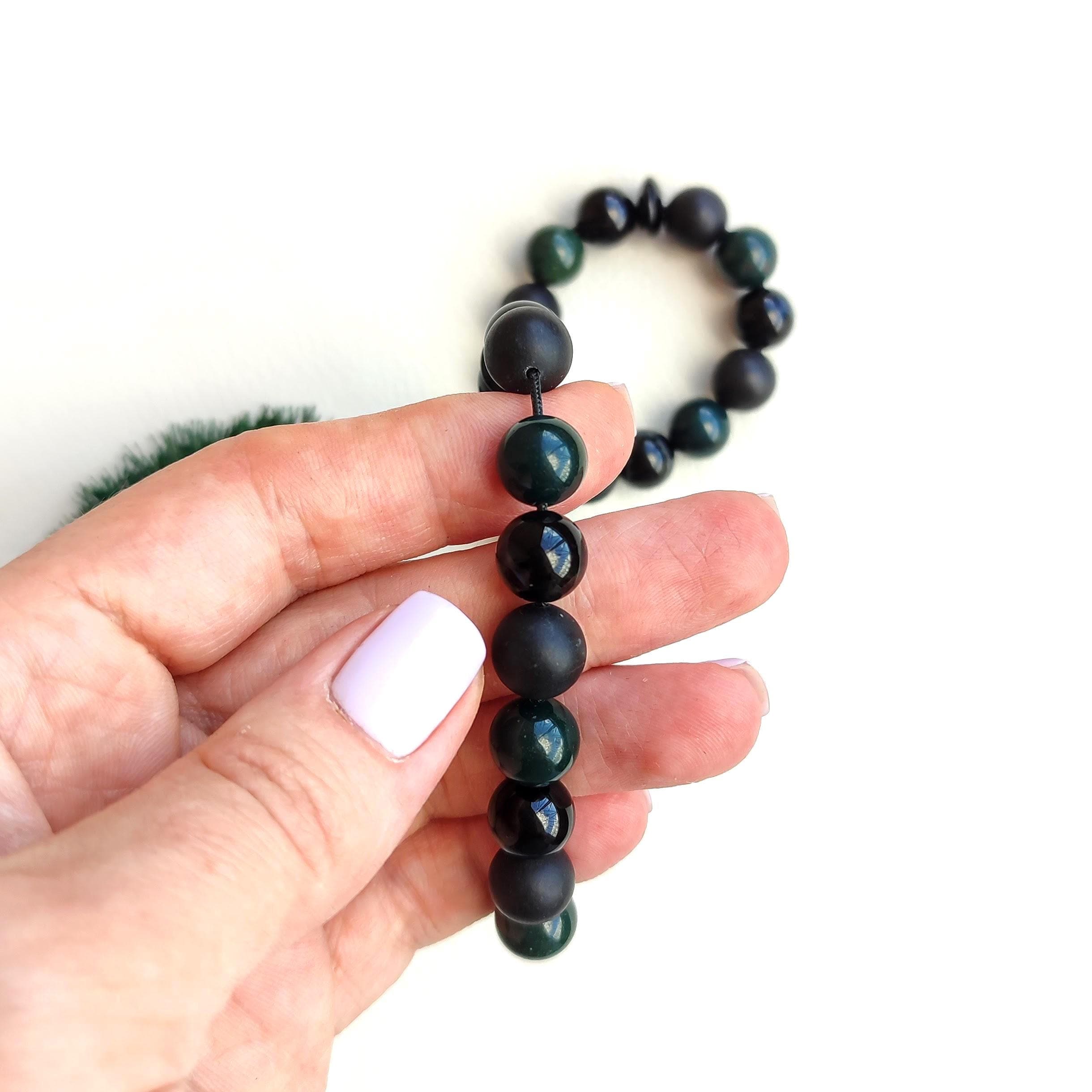 Gemstone tasbih 33 beads Islamic prayer beads Muslim prayer beads Worry beads - image 4