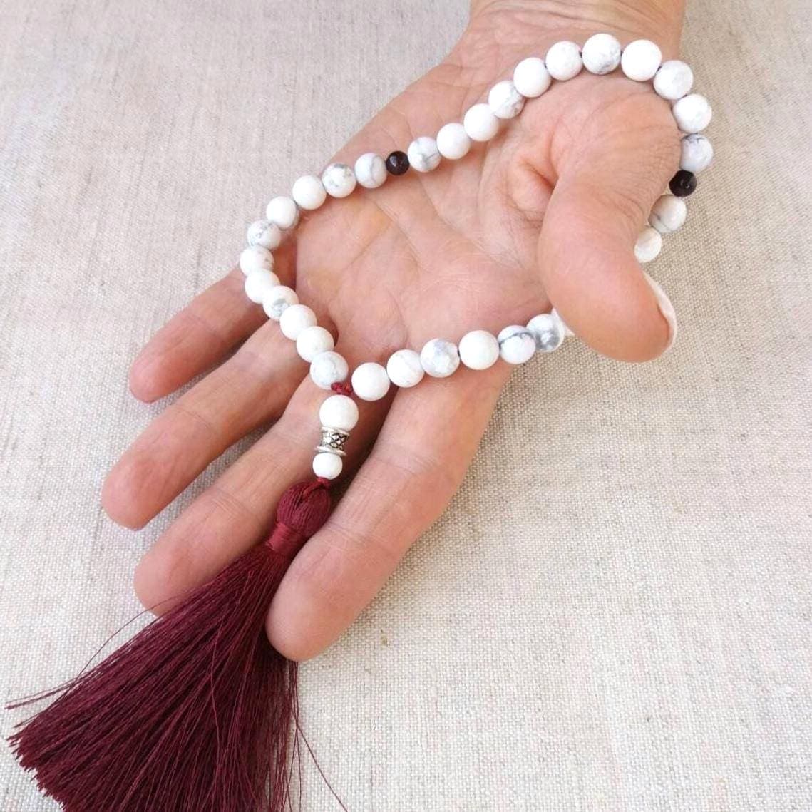 Mini tasbeeh White tasbih beads Worry beads Pocket prayer beads
