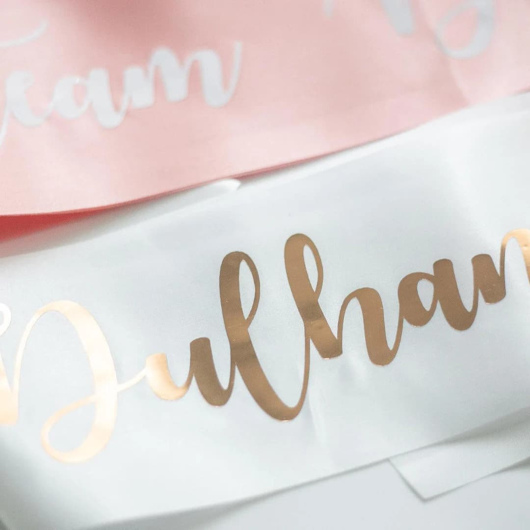Team Dulhan And Dulhan To Be Sashes 8 Pack Team Bride Bridal Shower Hen Party Photo Props Bridal Party Kit Desi Wedding Gifts for Brides