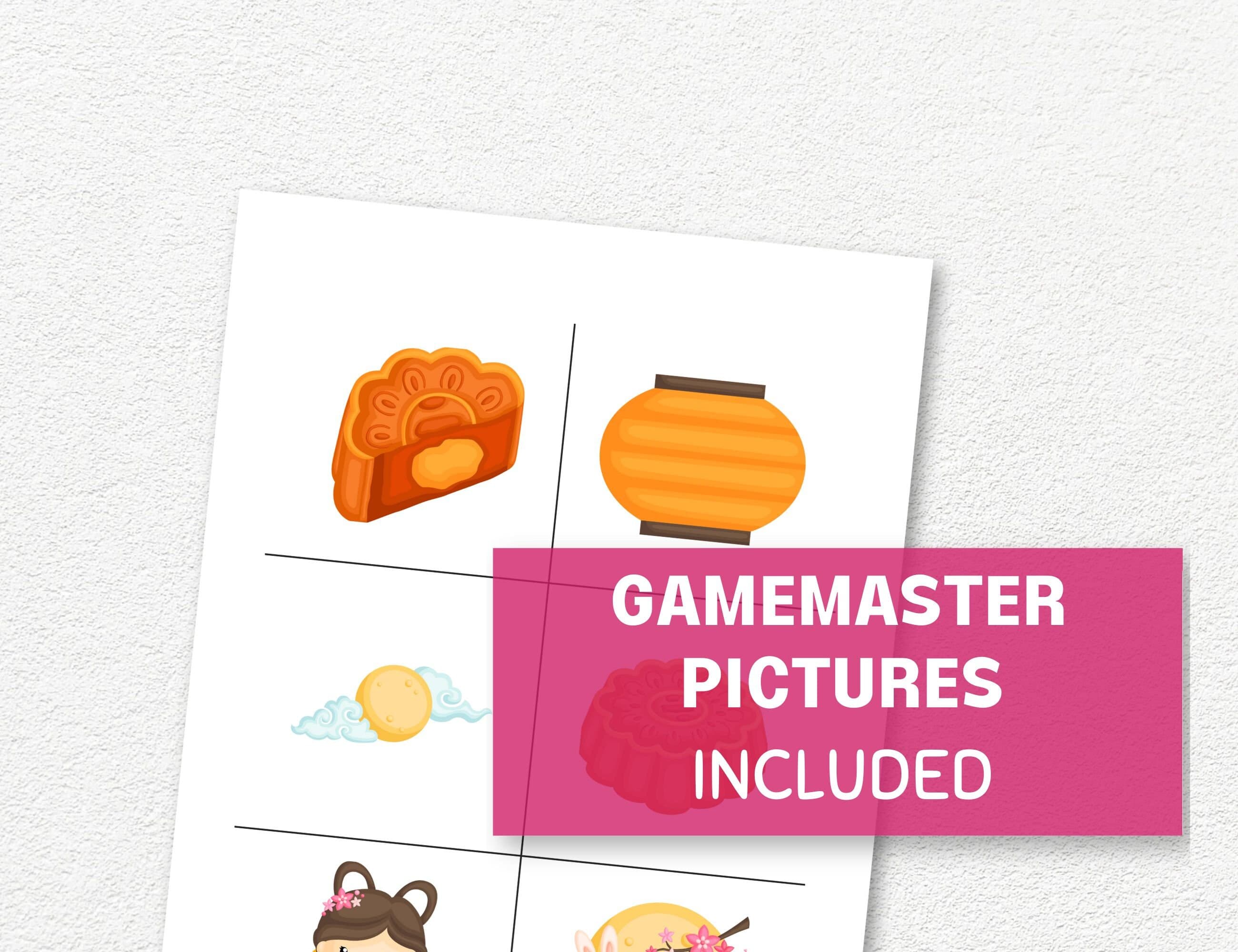 Mid-Autumn Festival Bingo Cards, 25 Cards for Mooncake Festival, Mid Autumn Festival Printable Party Games - image 5