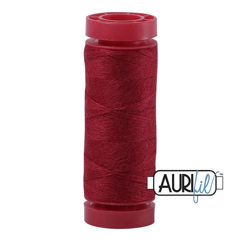 Aurifil Lana WOOL Small Spool Color 8258 Cranberry Red