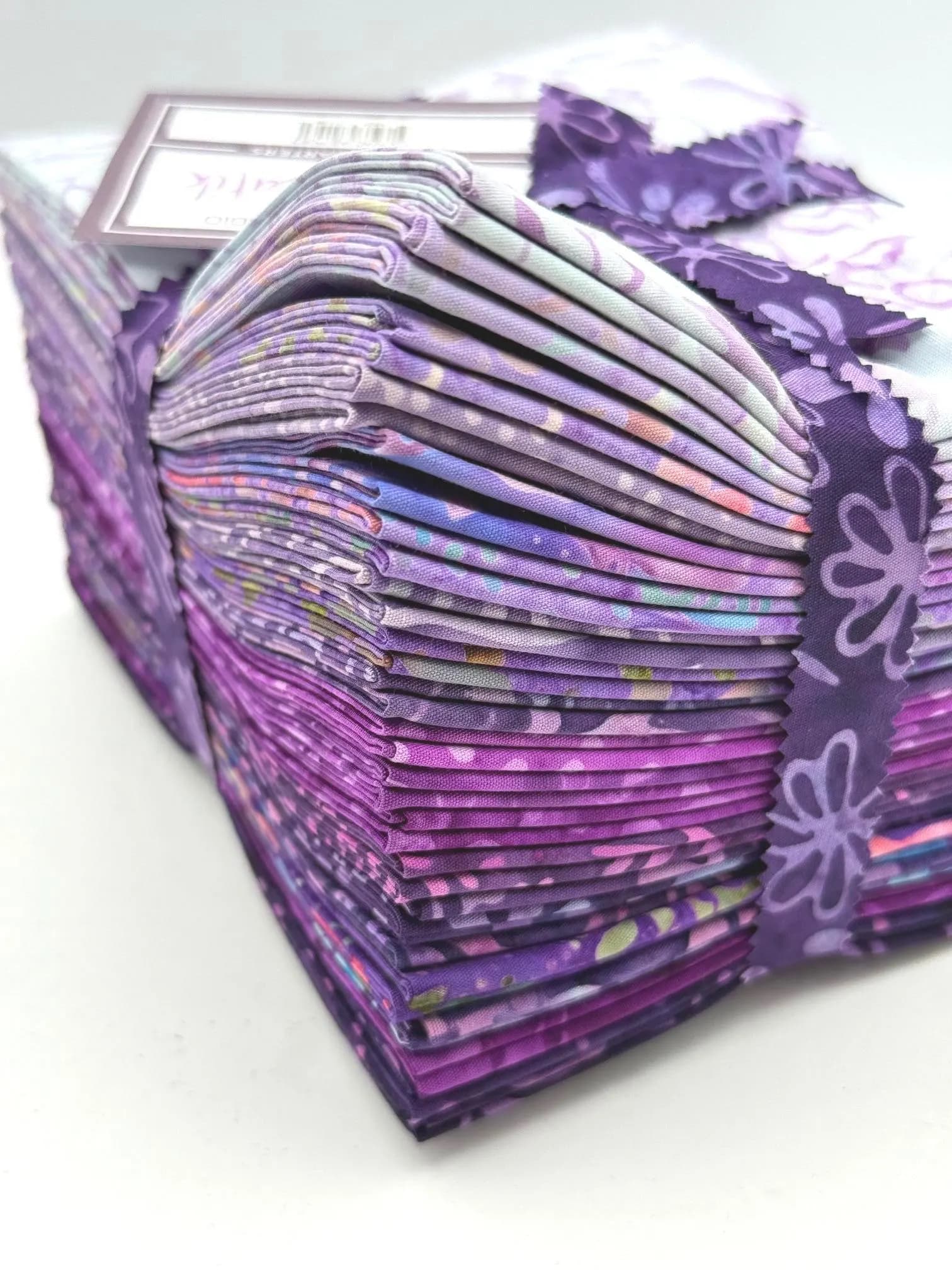 Java Batiks PURPLE 3 Cotton Batik Fabric 20 Fat Quarter Bundle -PUR3 - image 3
