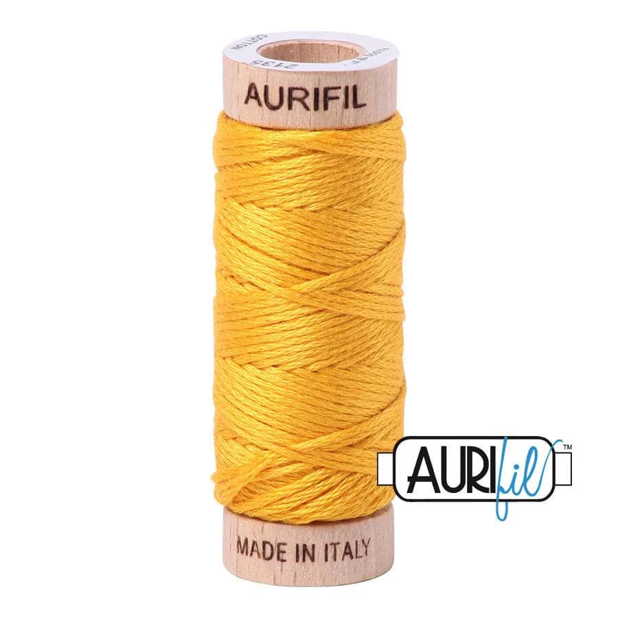 Aurifil Aurifloss 6-Strand Floss Color 2135 Yellow