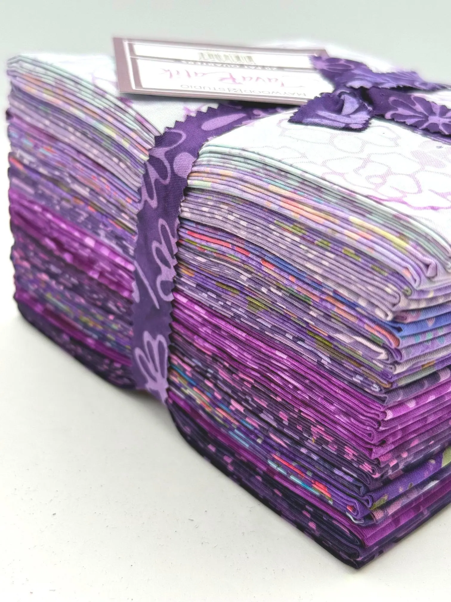 Java Batiks PURPLE 3 Cotton Batik Fabric 20 Fat Quarter Bundle -PUR3 - image 5