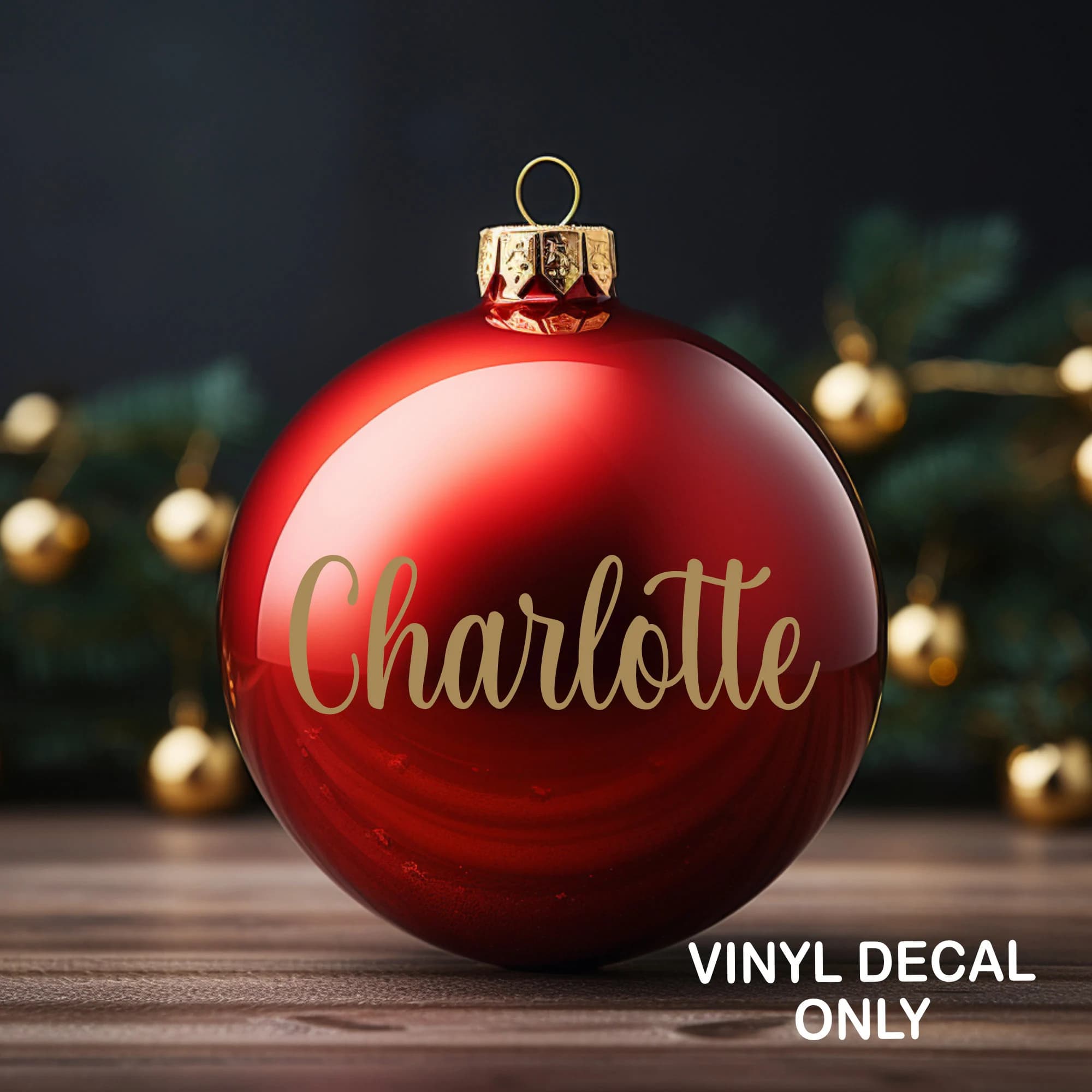 Christmas Bauble Stickers or Vinyl Decals