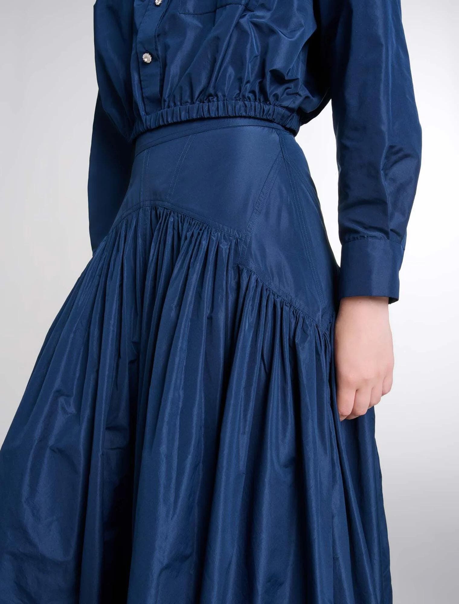 Taffeta 2 pcs set | Full skirt and shirt top | | Tzinut Fashion | Modest Gown | Shabbat outfits | Custom made available | - image 5