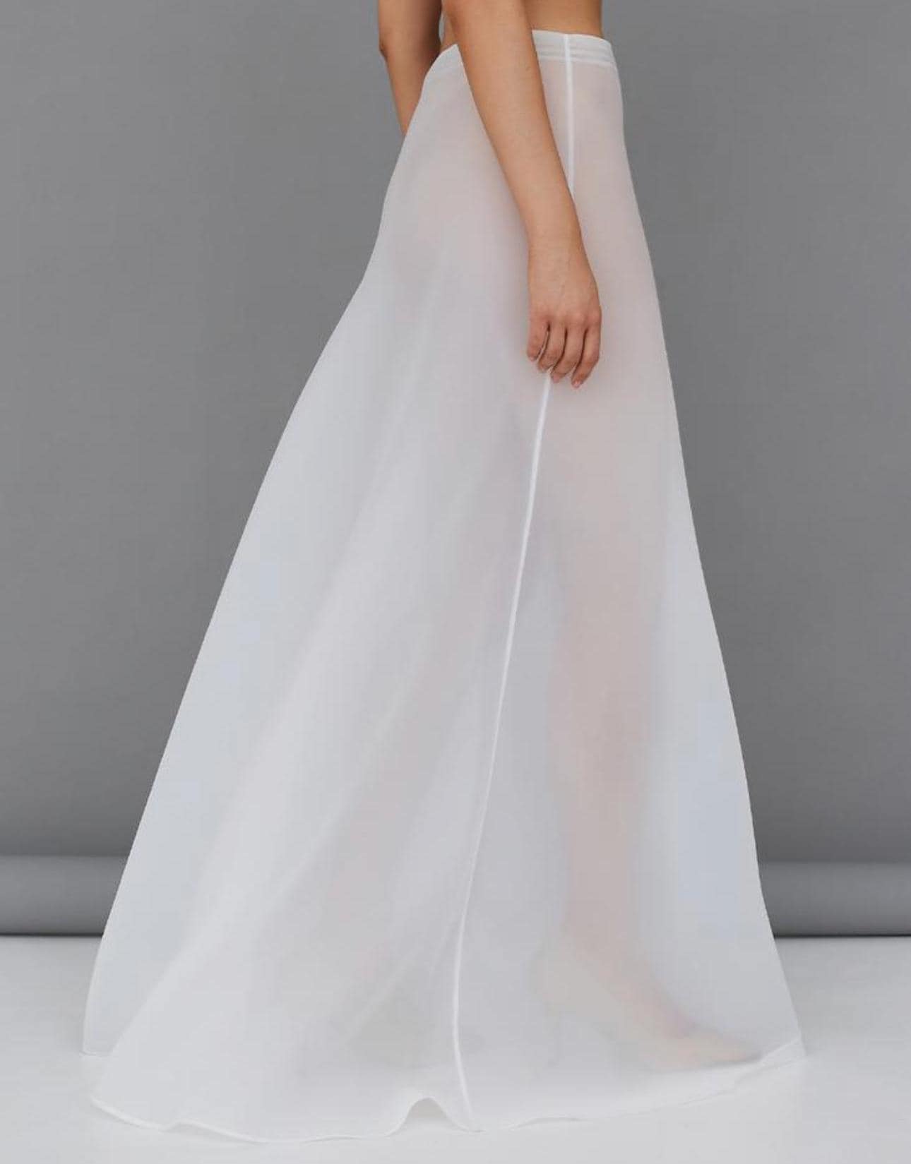 Matte Organza skirt top Layer | Can be lined  | modest top | Tzinut clothing | Minimalist design | Custom made| Top Layer - image 5