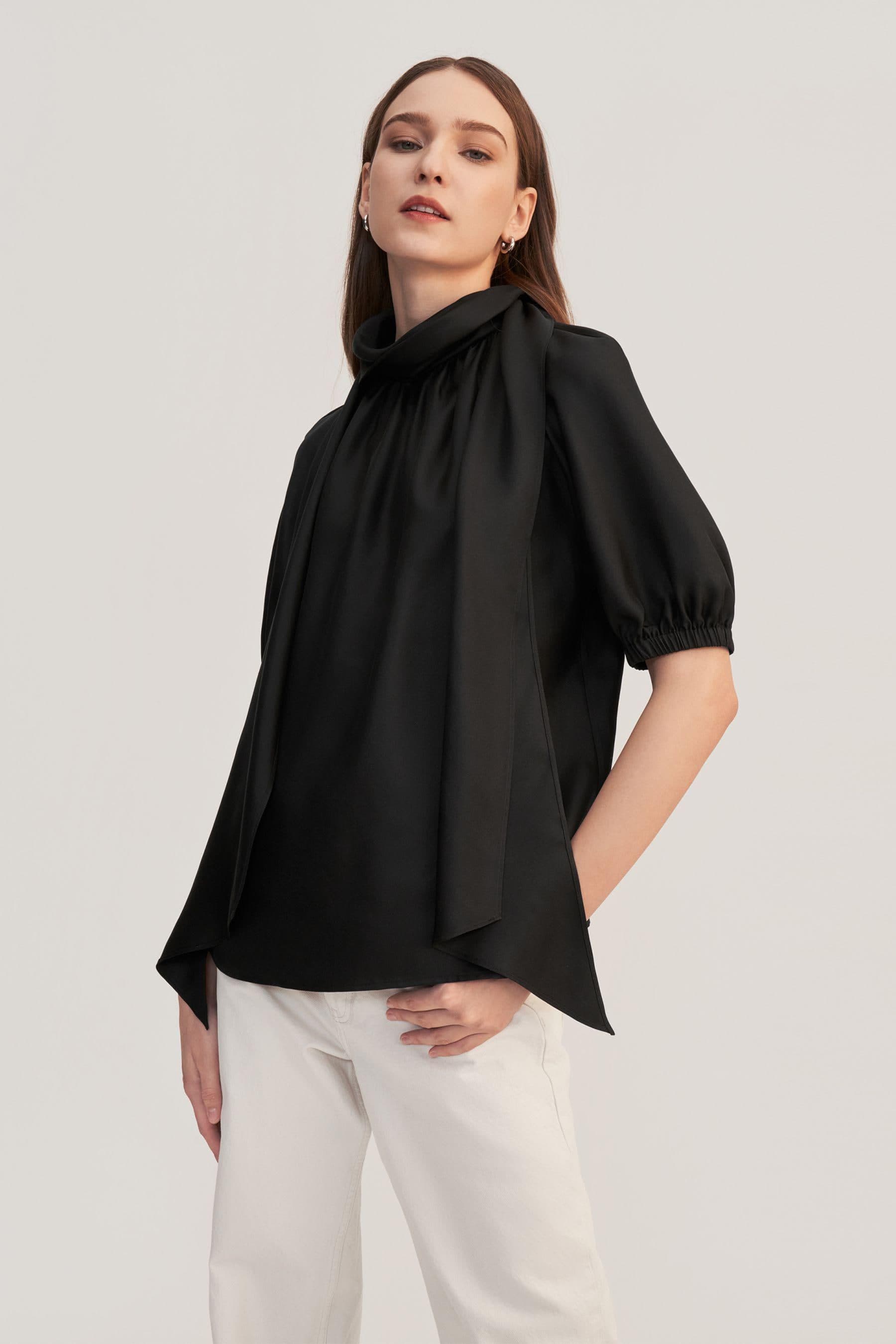 Women  Satin  Twill Blouse Top | Modest fashion| | Minimalist Design | Customisable | More colour options | Adjustable |
