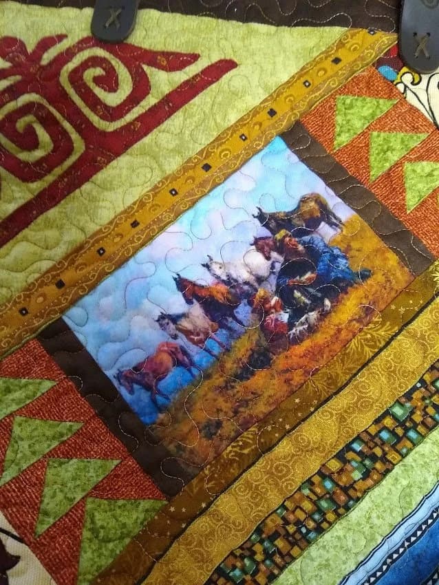 Unique Kazakh Designer Handmade Bag. Patchwork from Scratch. - image 3