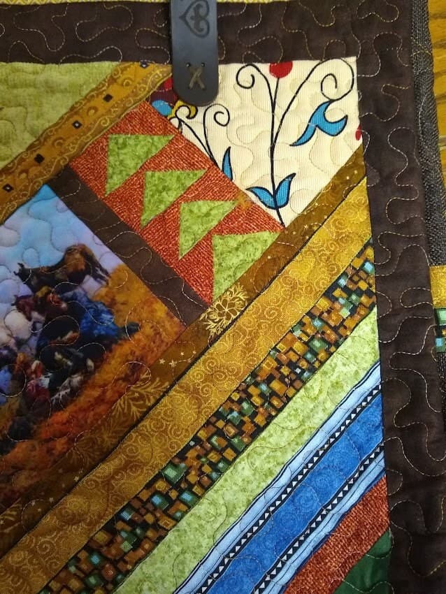 Unique Kazakh Designer Handmade Bag. Patchwork from Scratch. - image 4