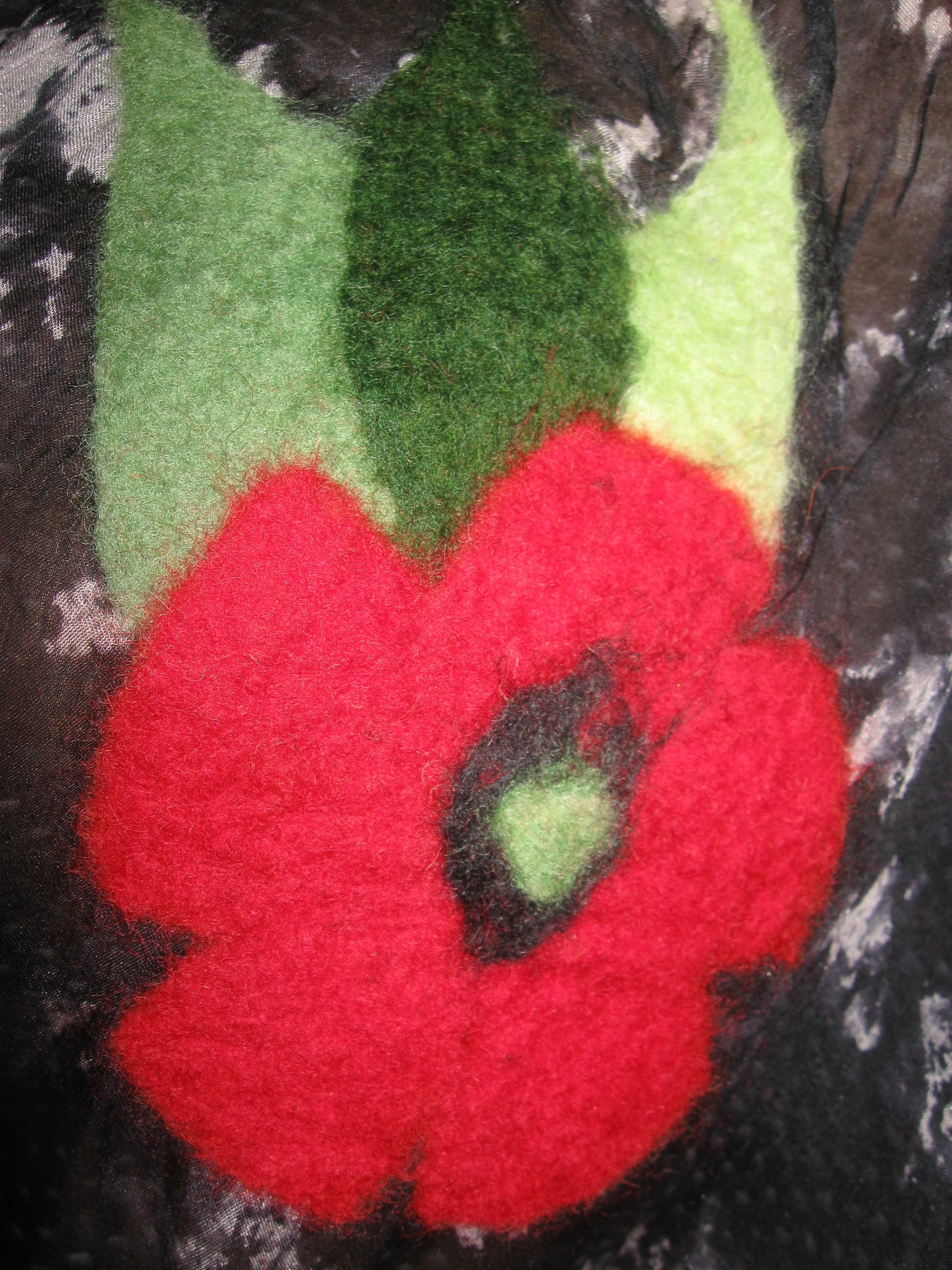 Handmade Felted Wool + Silk Kazakh Shawl Wrap Pashmina. Exquisite Designed in Kazakhstan - image 5