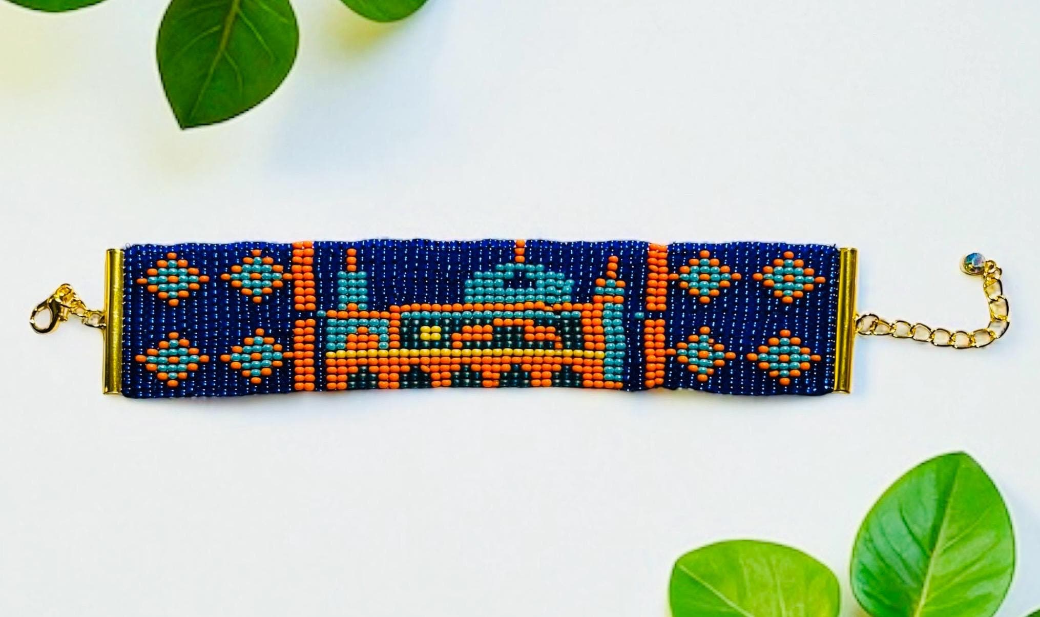 Women's Seed Bead Bracelet-Handwoven  Beaded Bracelet-Women's Loom Bracelet-Islamic Seed Bead Bracelets-Gift For Her