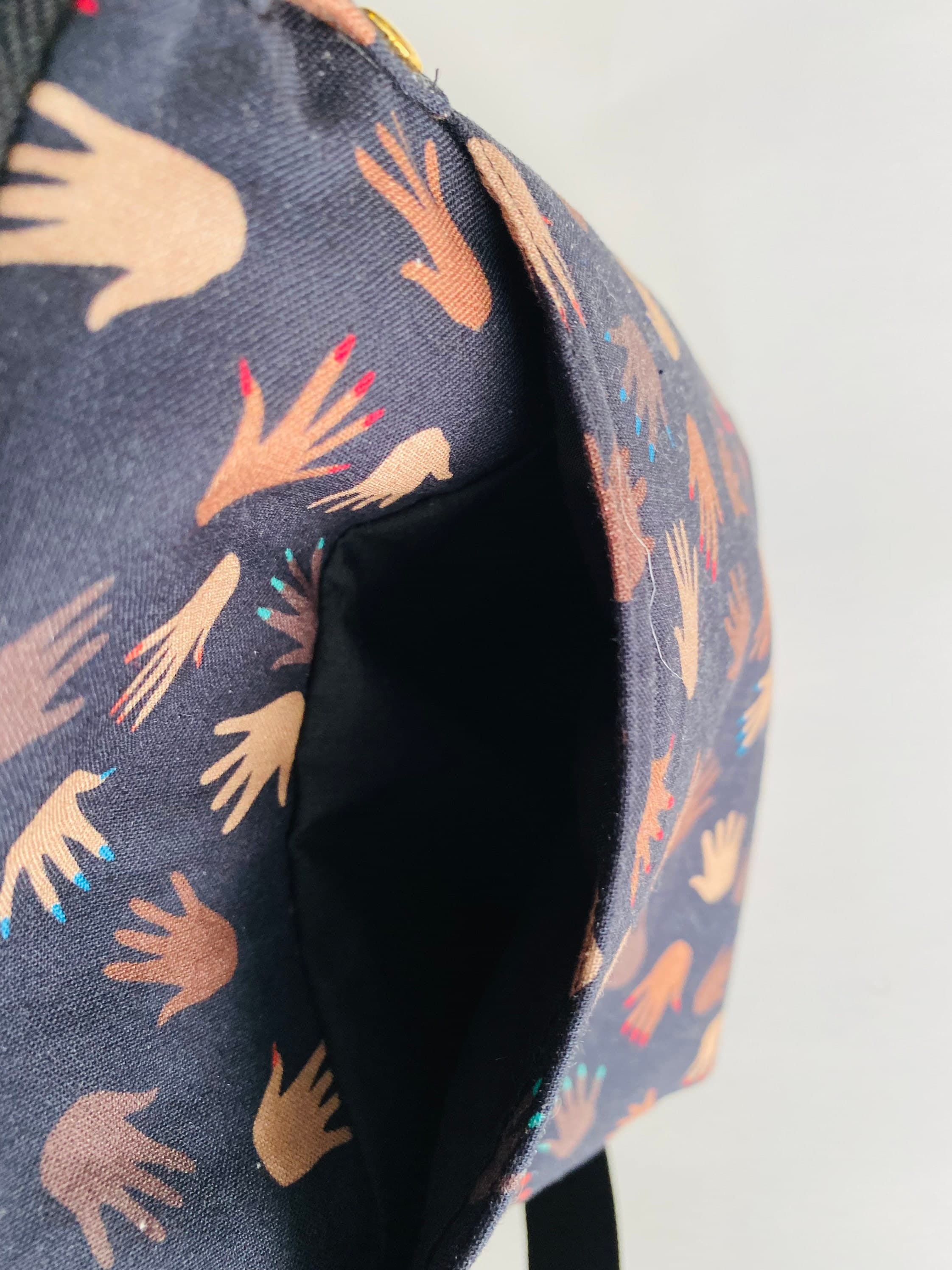 African American Print mini-Crossbody Bag-Handmade Small Shoulder Bag-Mini Bag-Black Owned Gift-Stylish Everyday purse-Small Everyday Bag - image 4